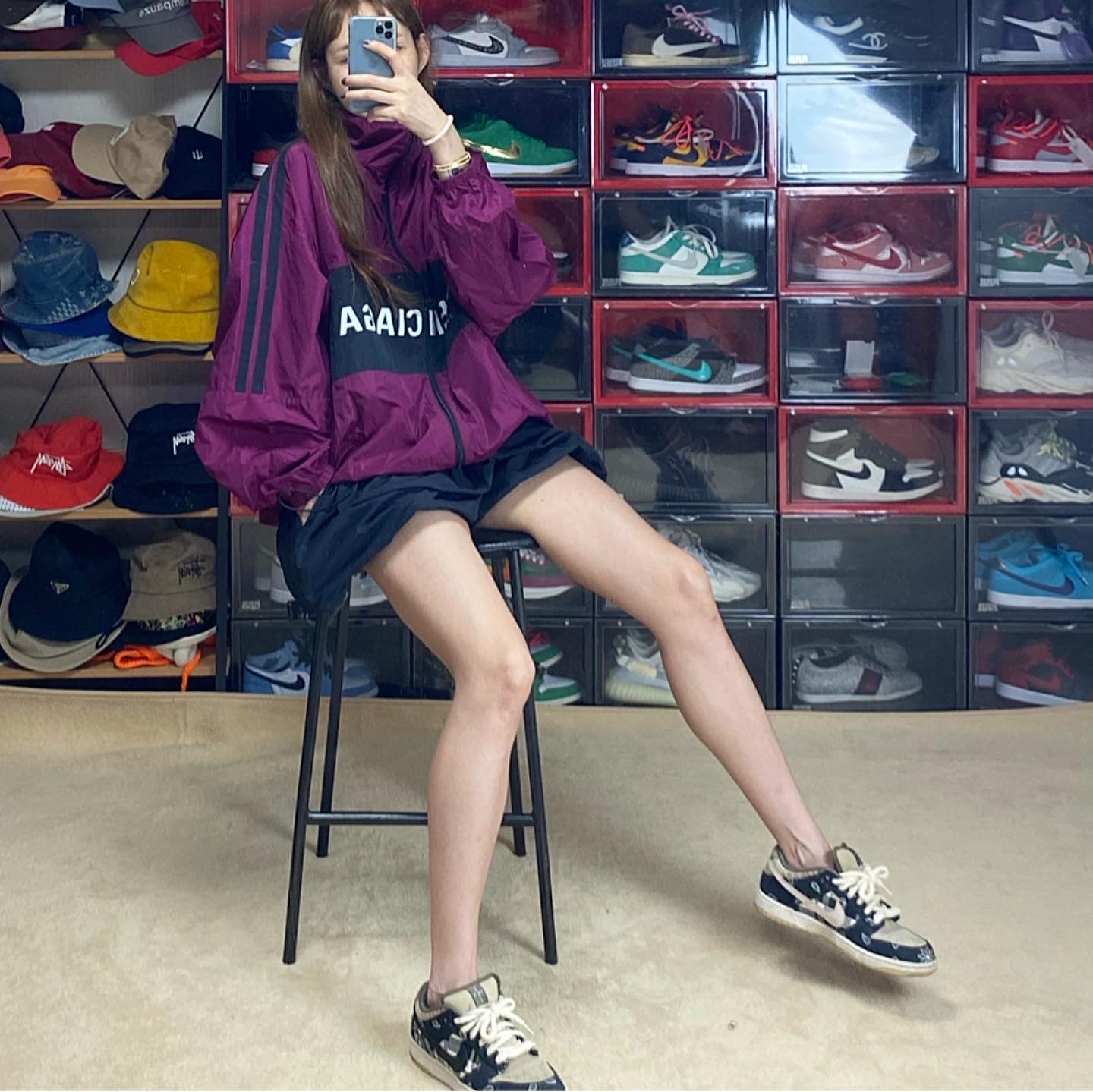 Nike x Travis Scott SB Dunk Low 착용 스타일