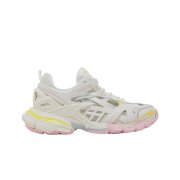 (W) Balenciaga Track.2 Trainers Sneakers White Light Yellow Light Blue