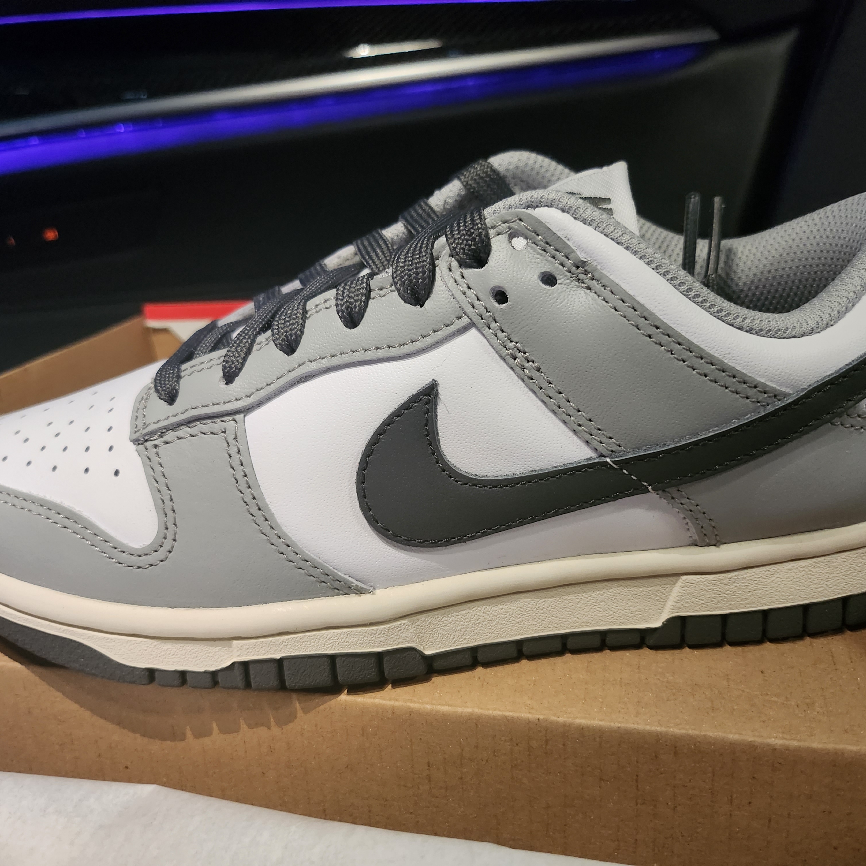 (W) Nike Dunk Low Light Smoke Grey 착용 스타일