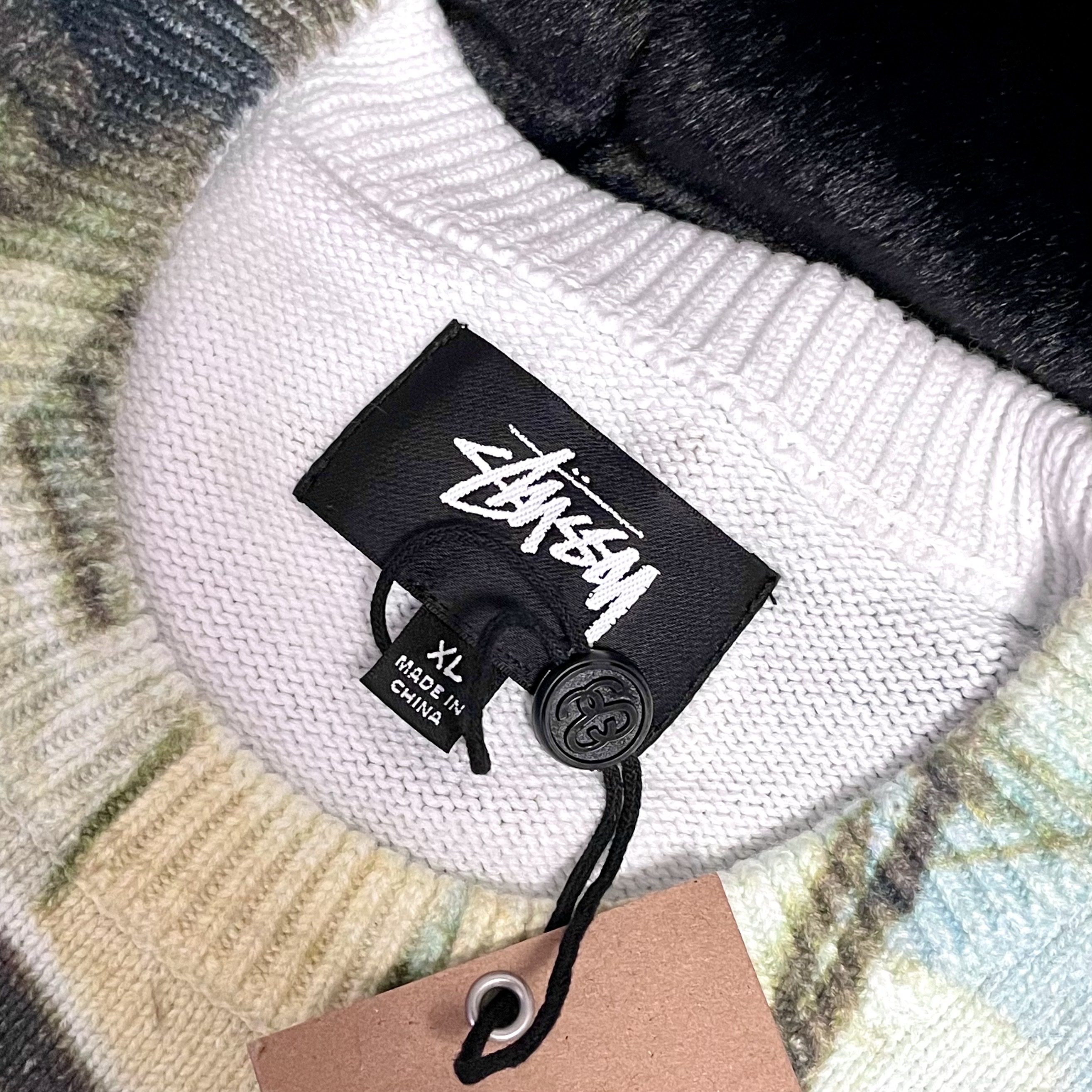 Stussy Peter Tosh Print Sweater Multi 착용 스타일 - 2