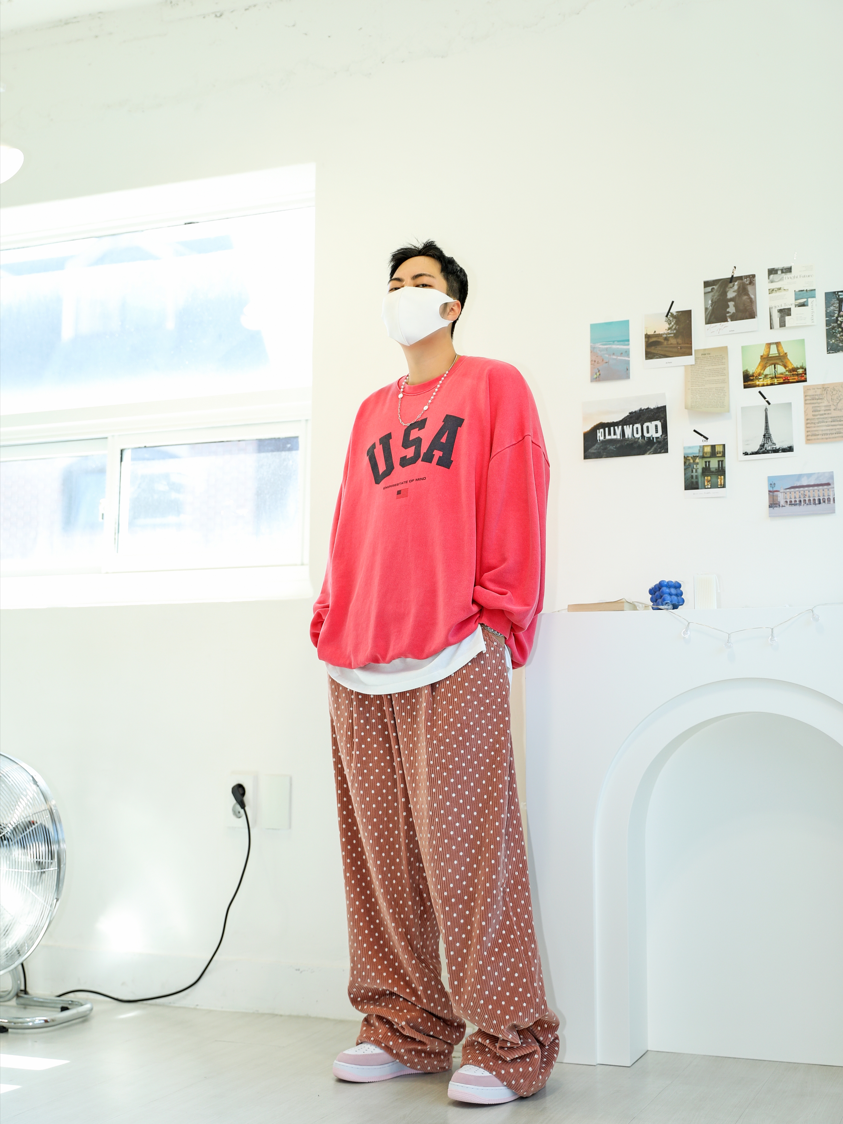 Nike Air Force 1 '07 QS Valentine's Day 착용 스타일 - 2