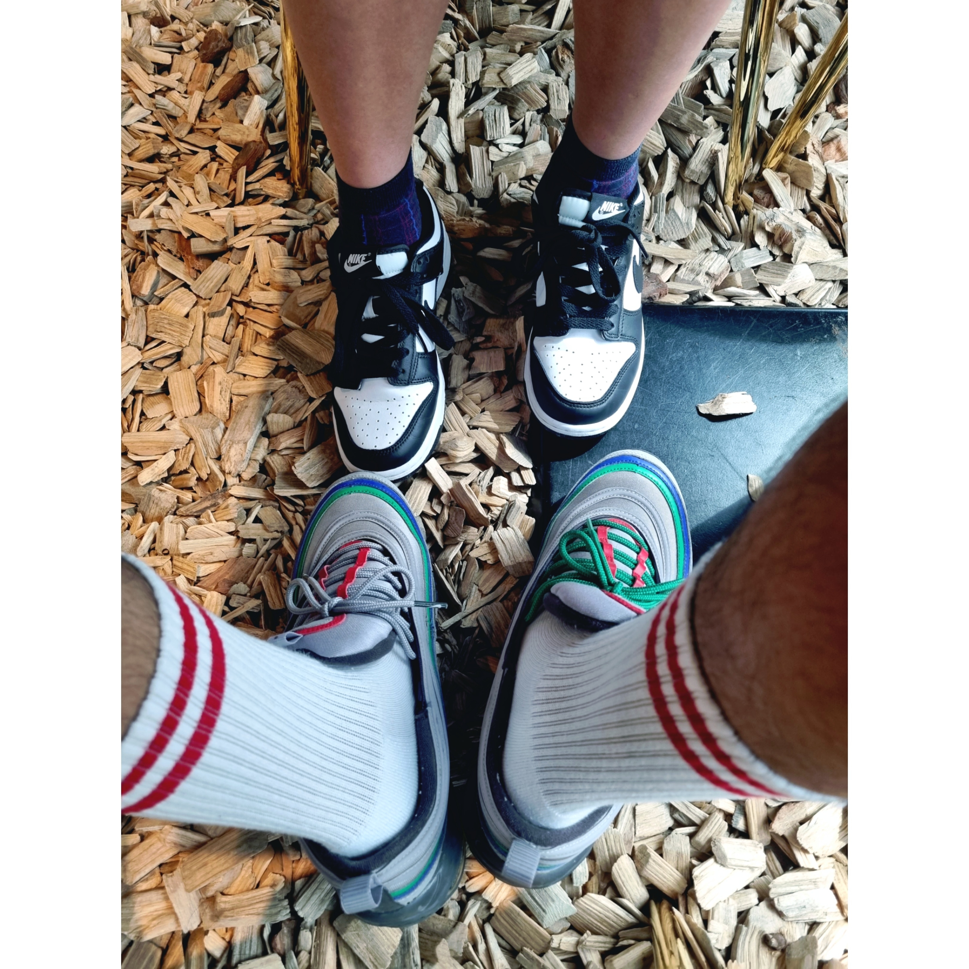 (W) Nike Dunk Low Black, Nike Air Max 97 Nintendo 64 착용 스타일