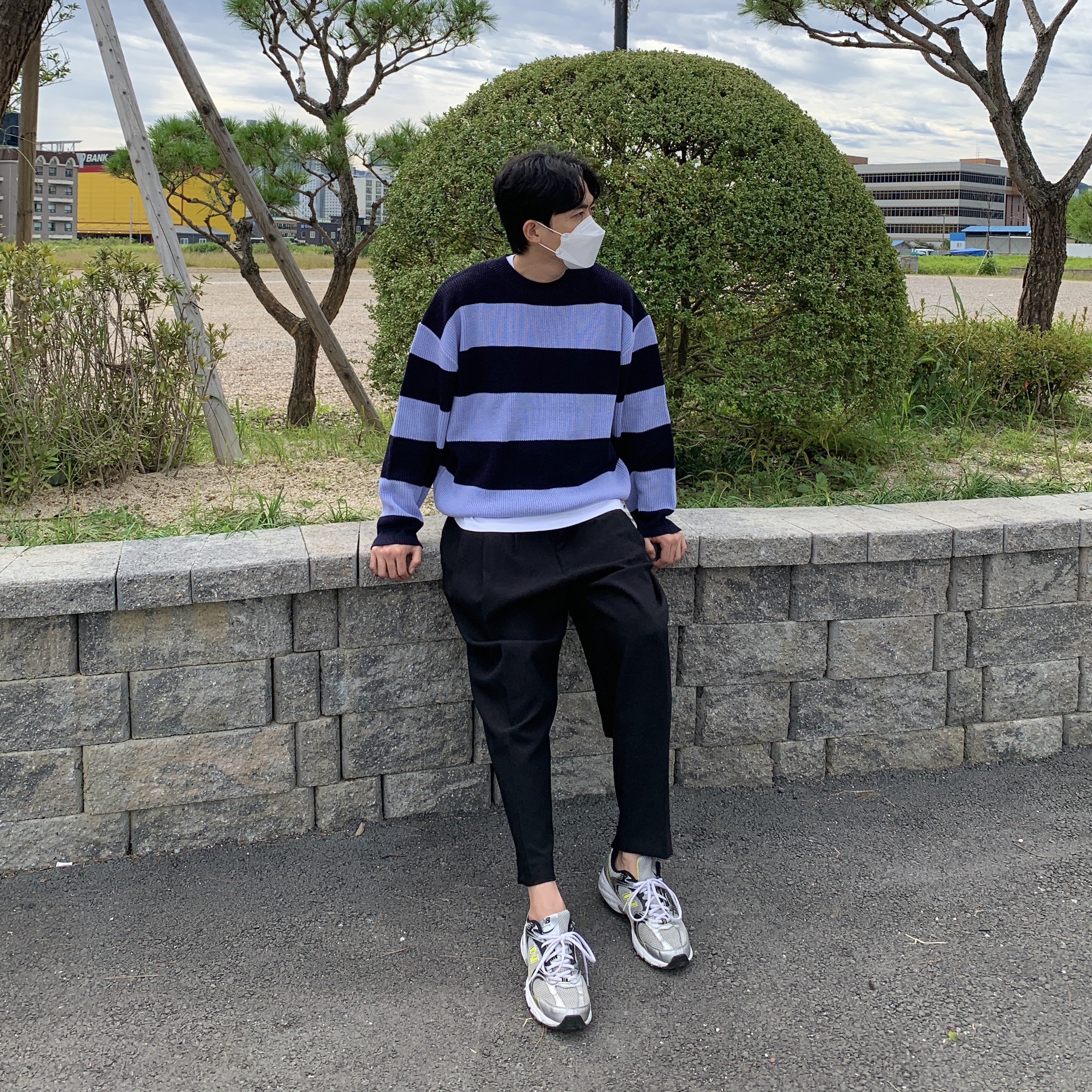 New Balance 530 Silver 착용 스타일