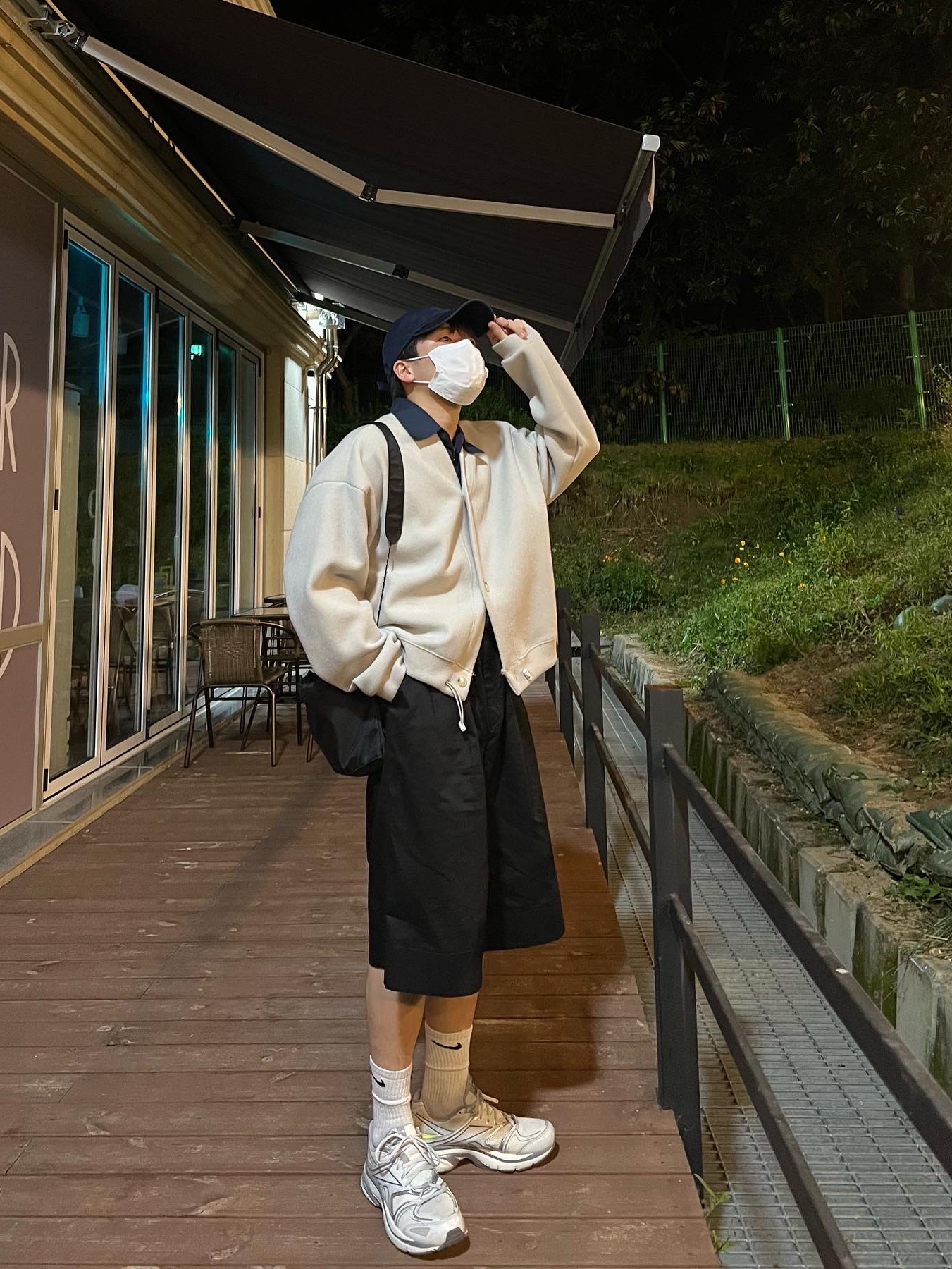 Reebok x Liful Premier Road Plus VI Chalk Grey 착용 스타일 - 1