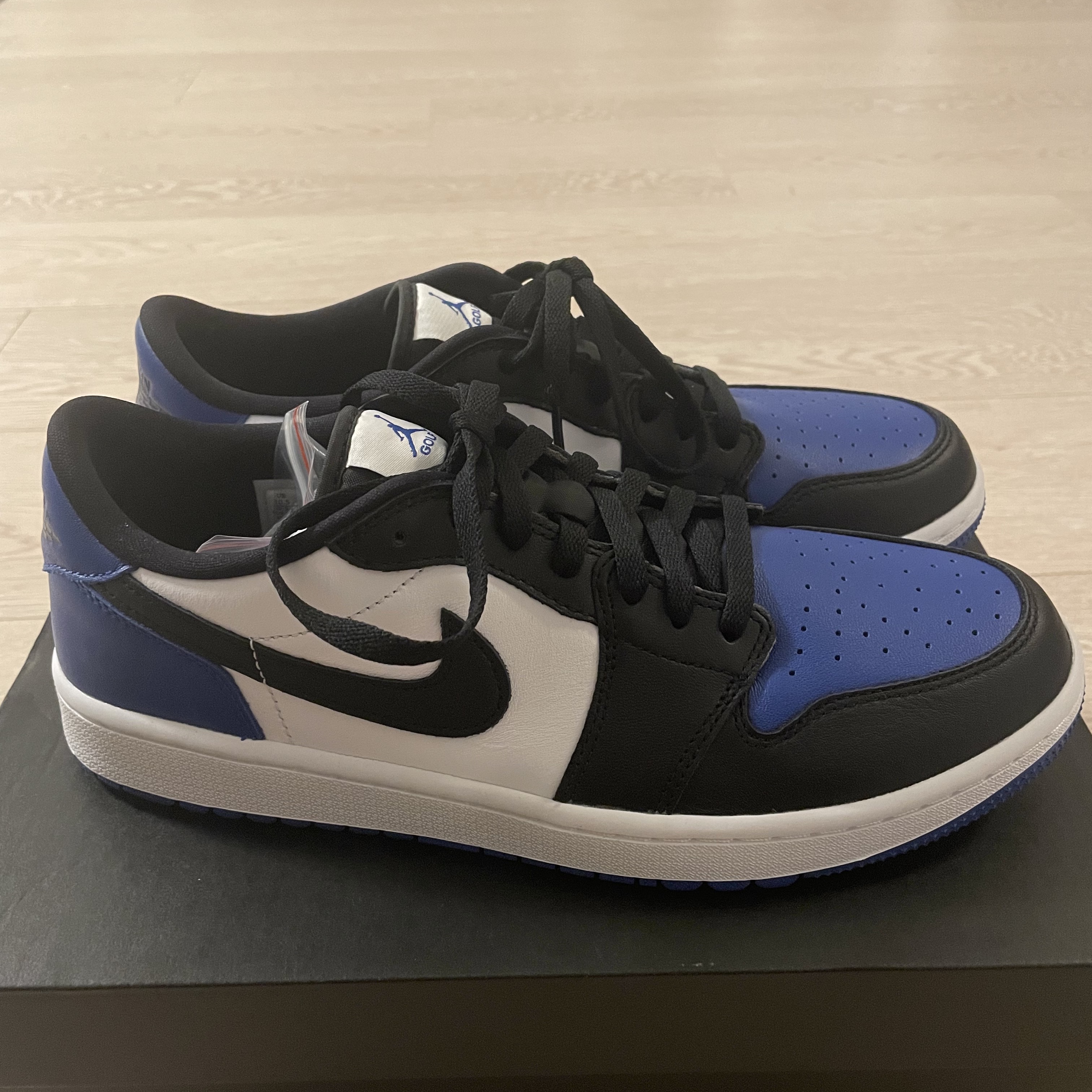 Jordan 1 Low Golf Sport Royal 착용 스타일 - 1