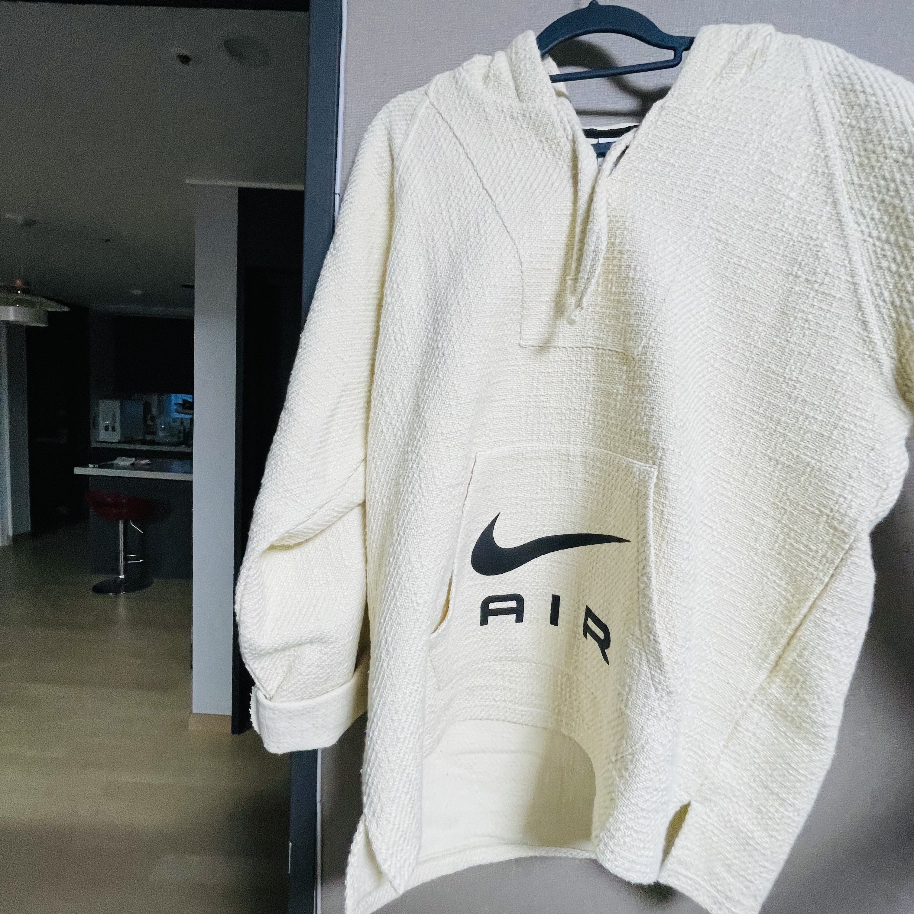 Nike x Stussy NRG Fleece Hemp Pullover Natural 착용 스타일 - 1