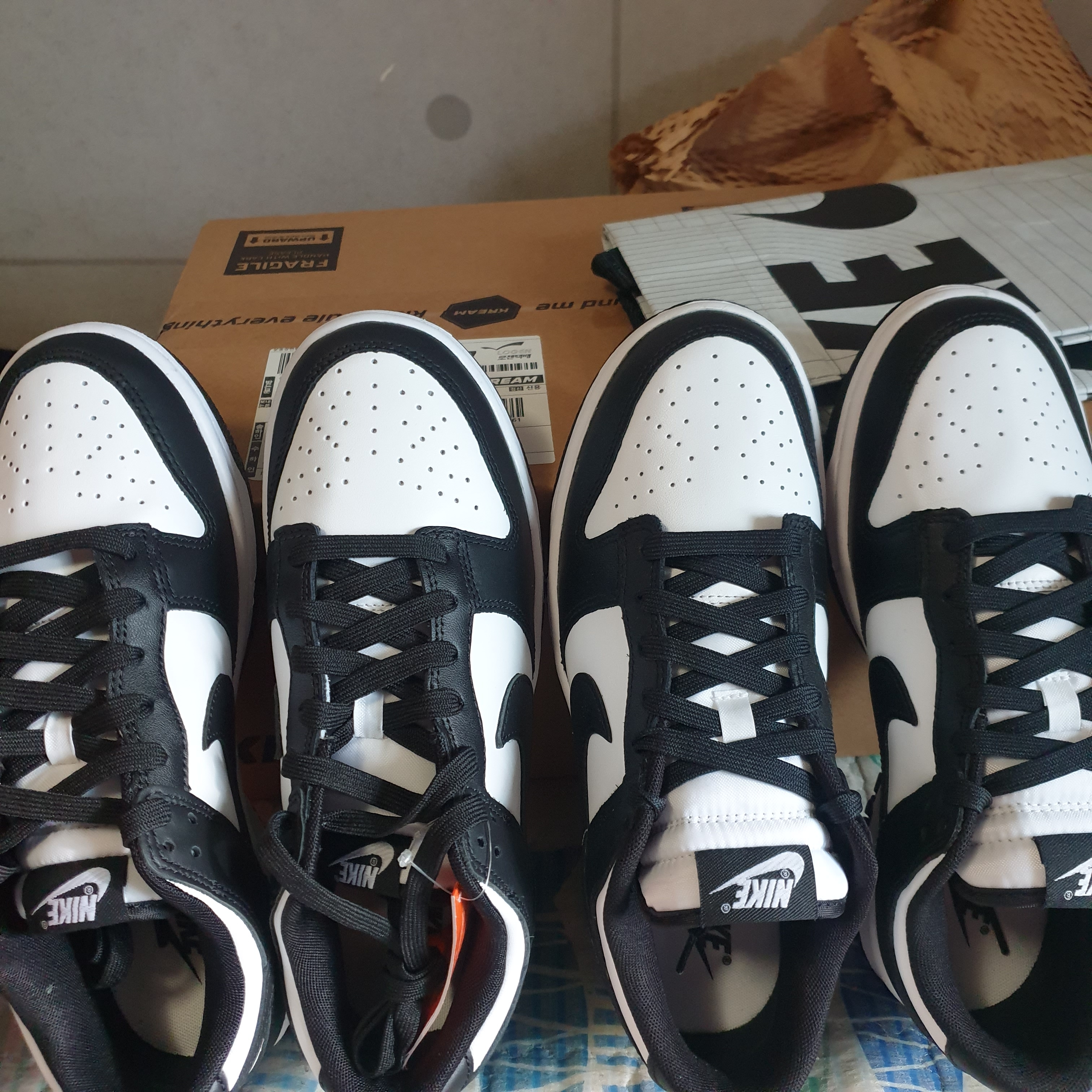 Nike Dunk Low Retro Black 착용 스타일