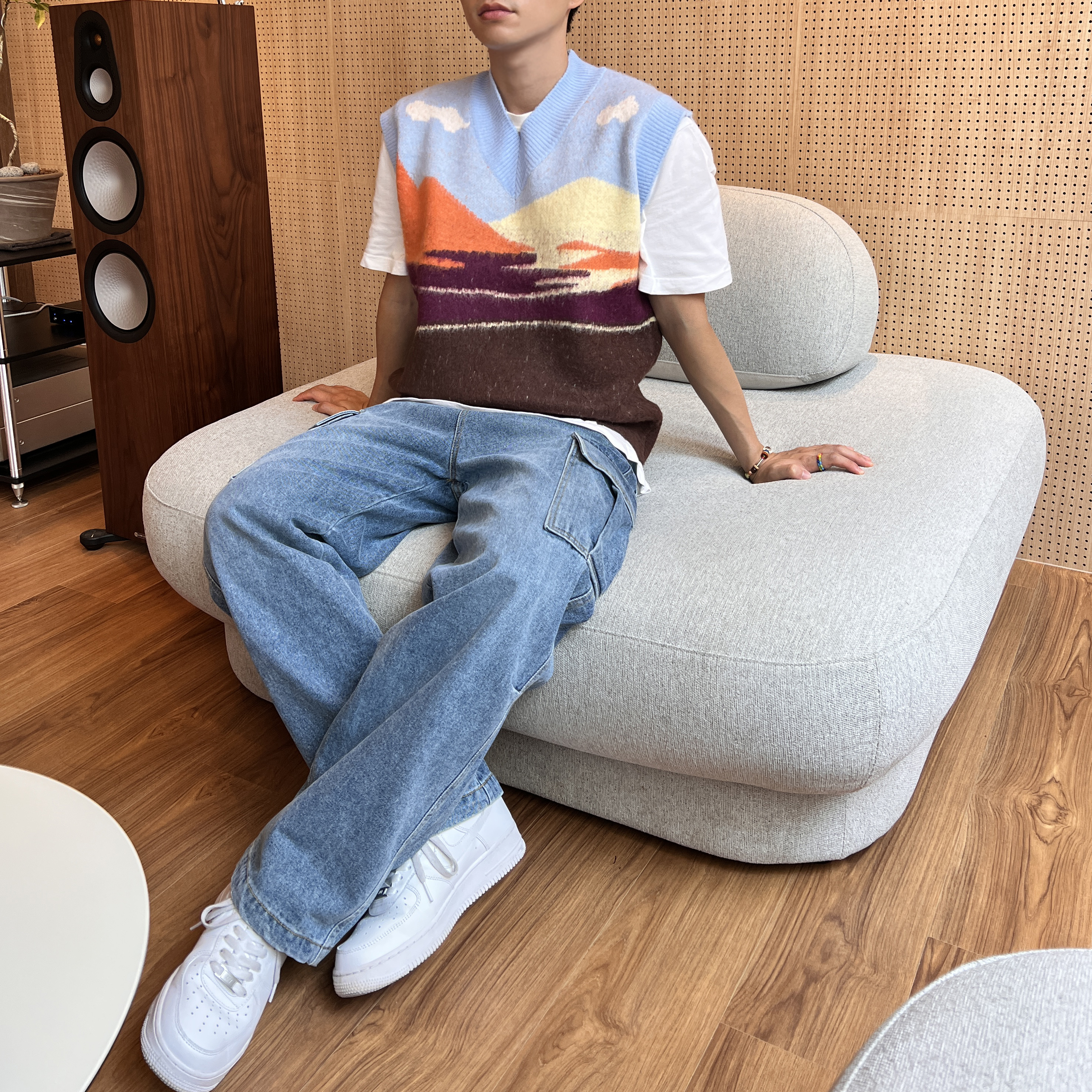 Nike Air Force 1 '07 Low White 착용 스타일 - 2