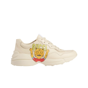 Gucci Rhyton Cat Print Sneakers Ivory