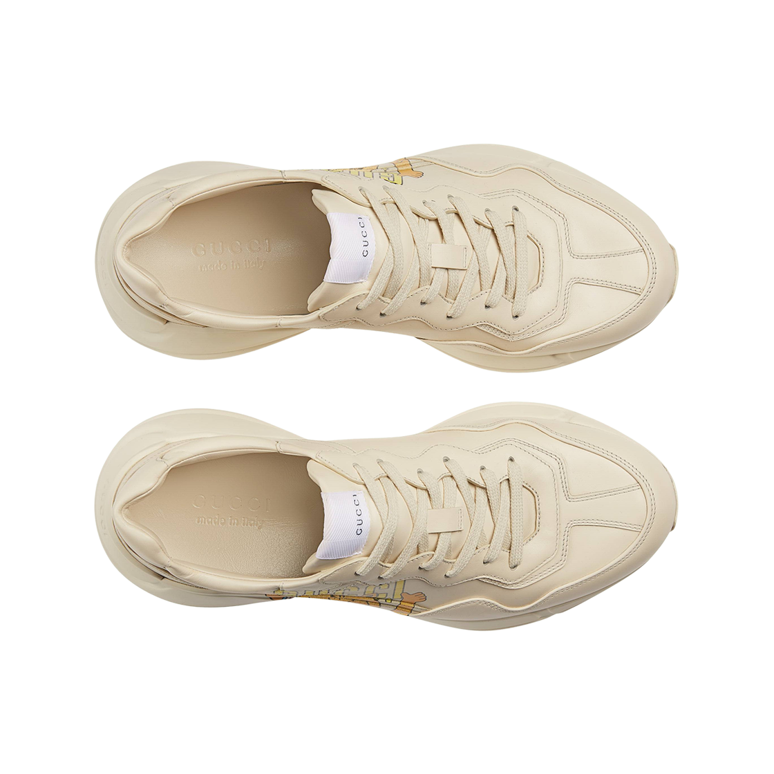 구찌 롸이톤 캣 프린트 스니커즈 아이보리(Gucci Rhyton Cat Print Sneakers Ivory) - 2