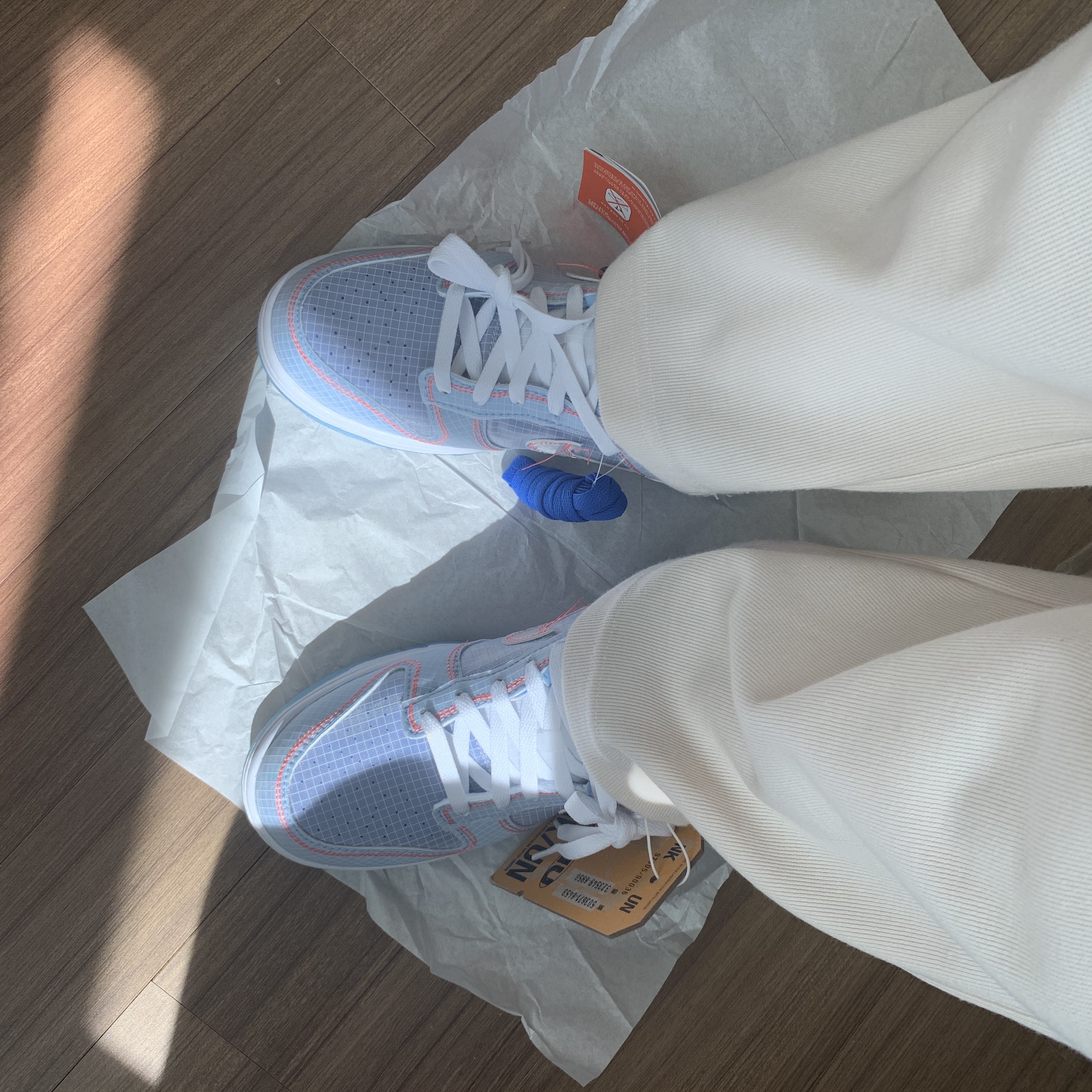 Nike x Union Dunk Low Passport Pack Argon 착용 스타일
