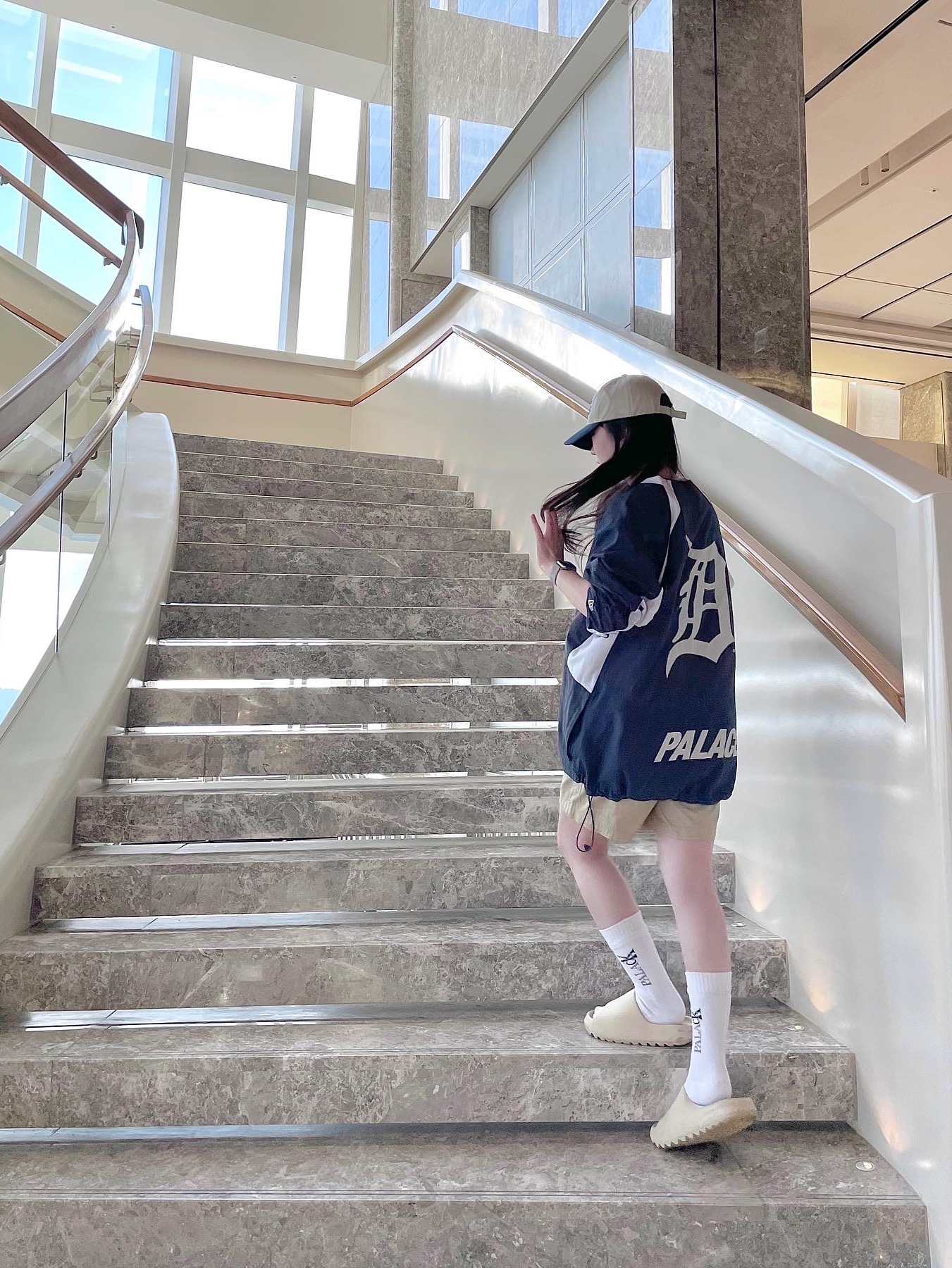 Palace x Detroit Tigers New Era Drill Top Navy - 22SS, Adidas Yeezy Slide Bone 2022/2023 착용 스타일