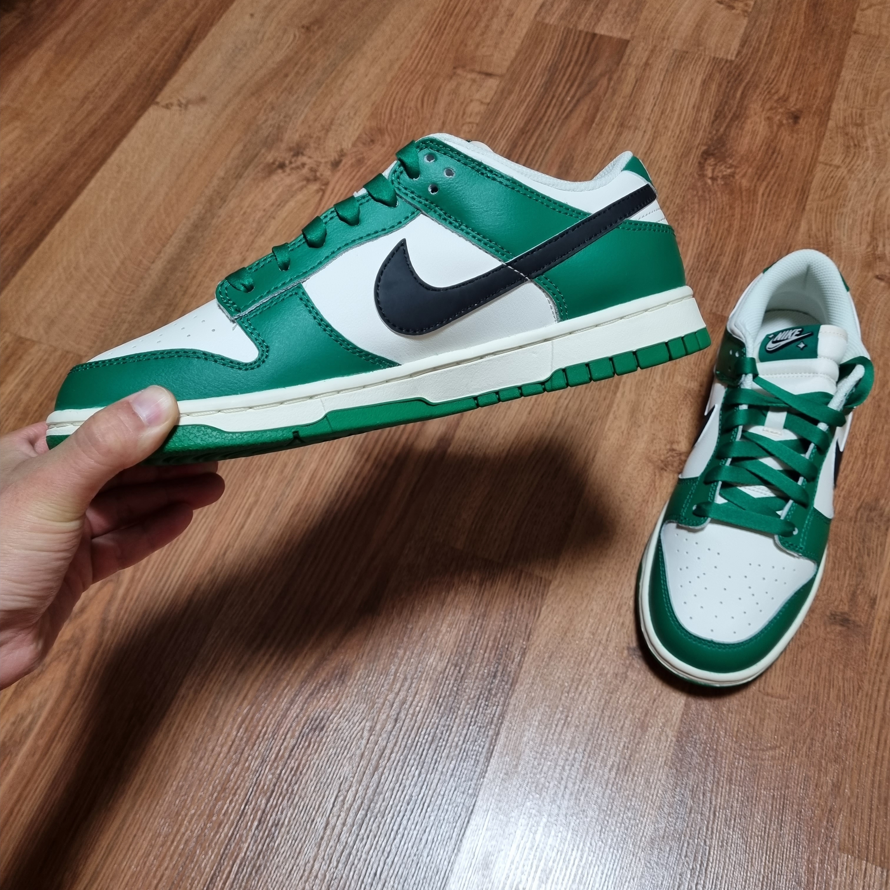 Nike Dunk Low Retro SE Jackpot Malachite 착용 스타일 - 1