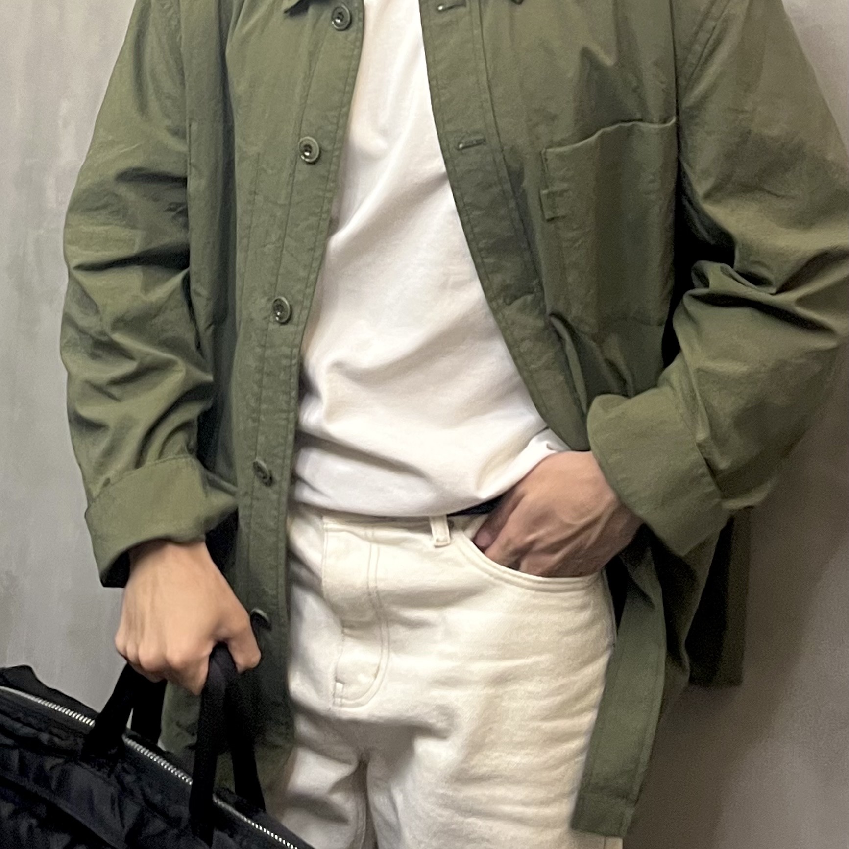 Porter Tanker 3Way Briefcase Black 착용 스타일