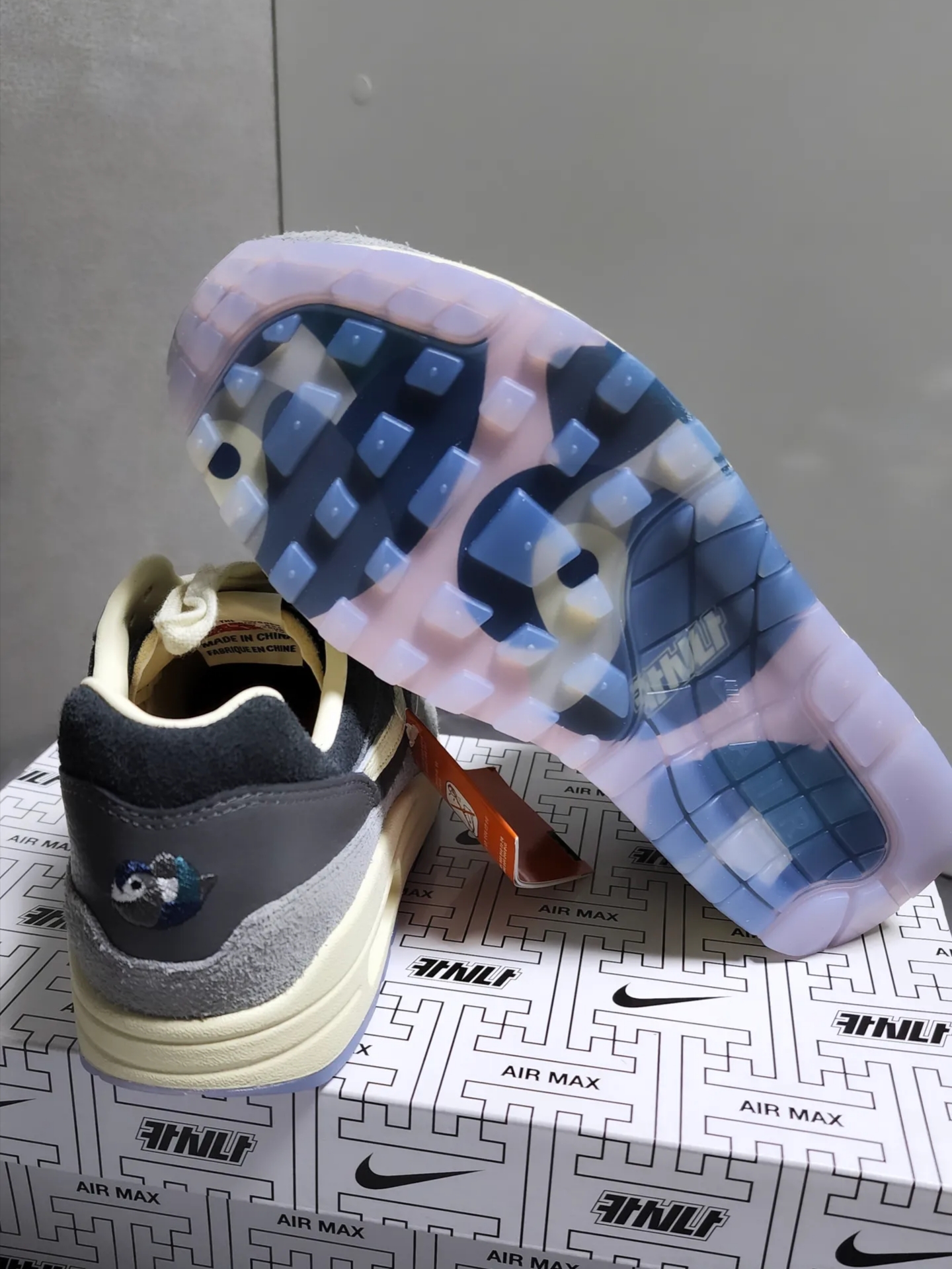 Nike x Kasina Air Max 1 SP Won-Ang Particle Grey 착용 스타일