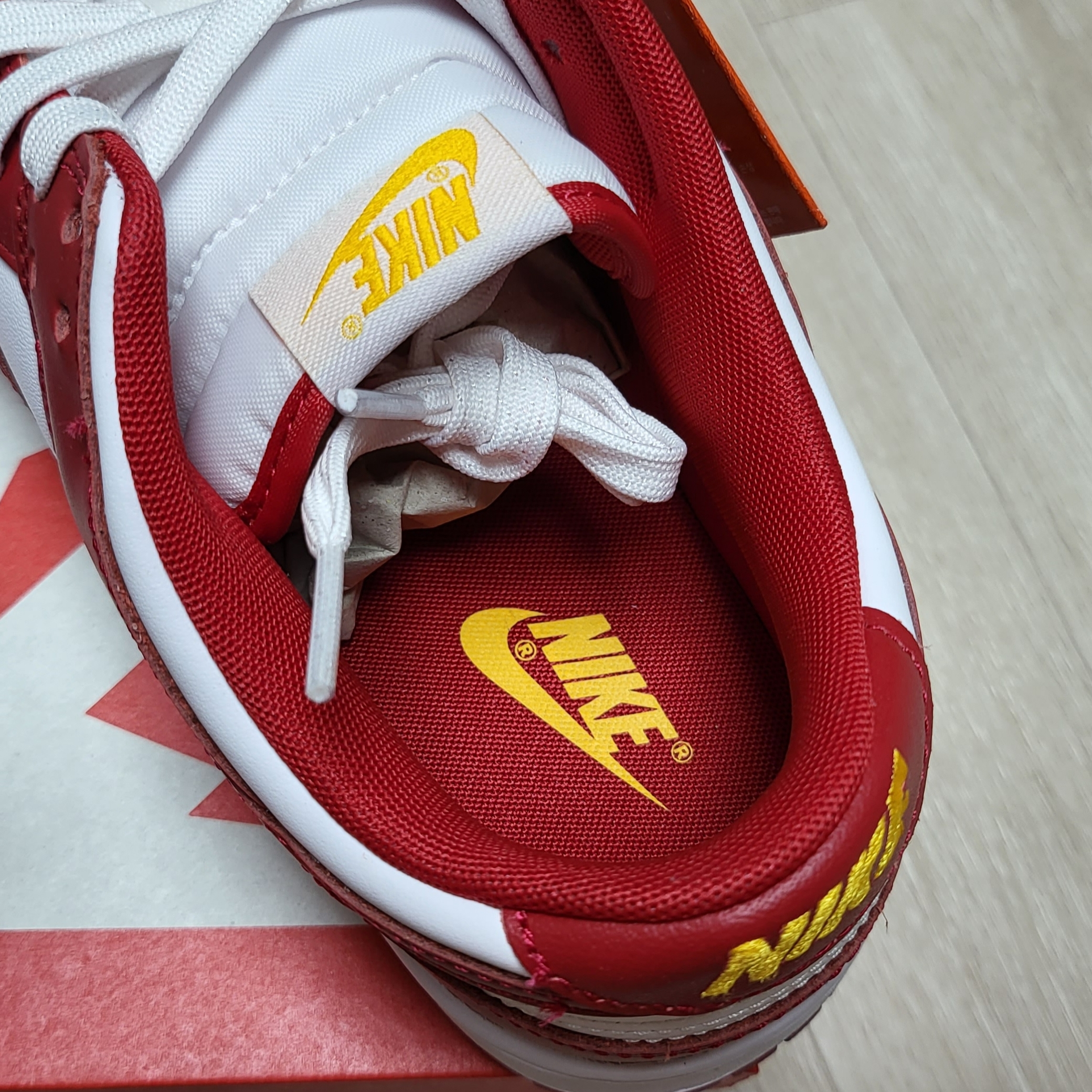 Nike Dunk Low Retro Gym Red 착용 스타일 - 5