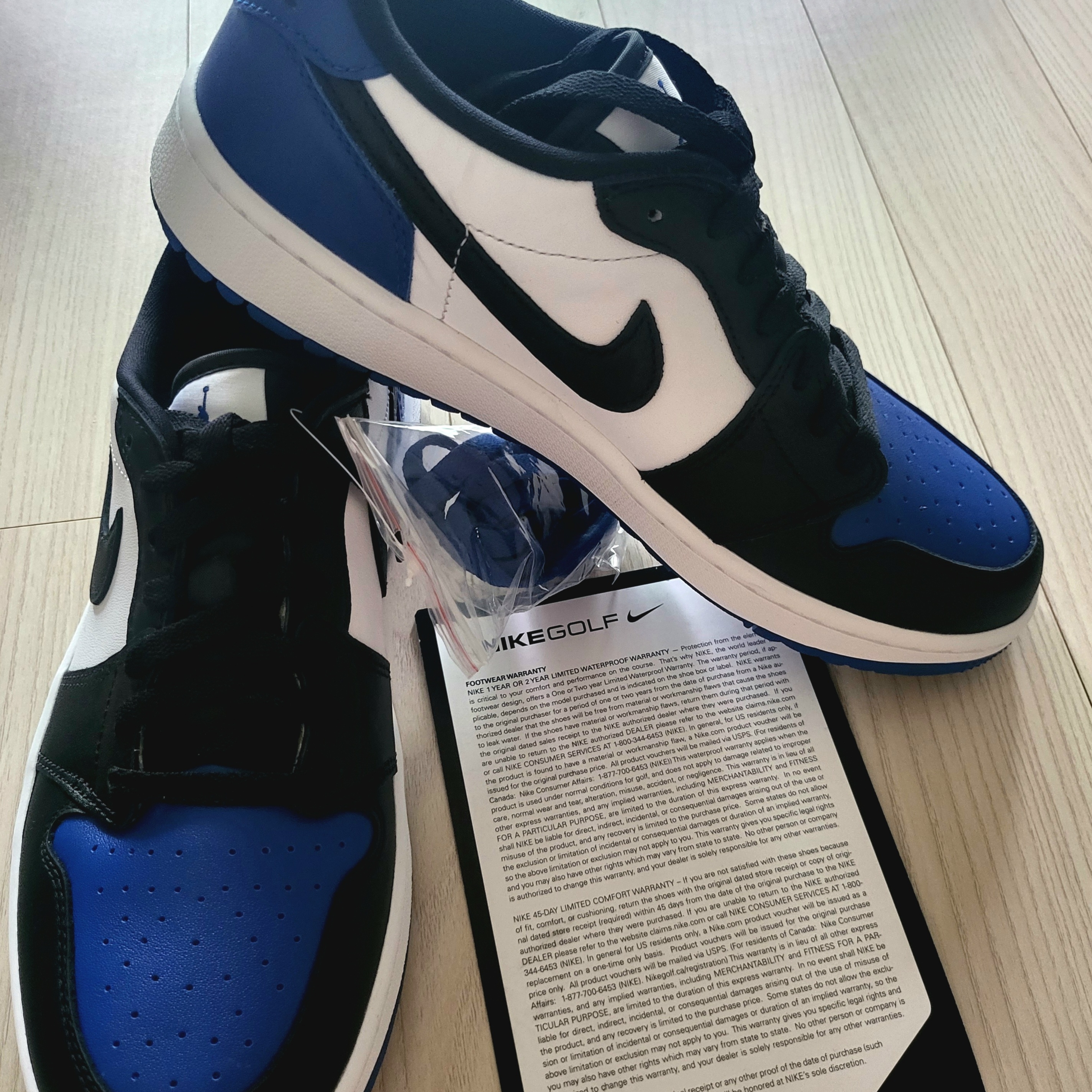 Jordan 1 Low Golf Sport Royal 착용 스타일 - 2