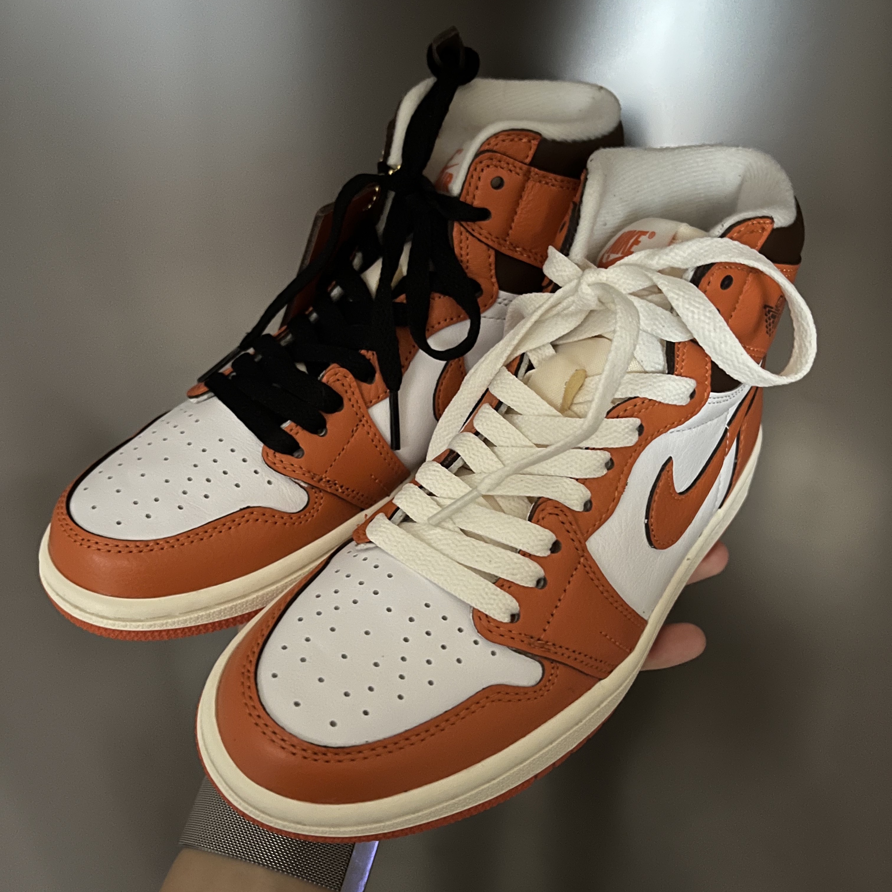 (W) Jordan 1 Retro High OG Starfish 착용 스타일 - 5