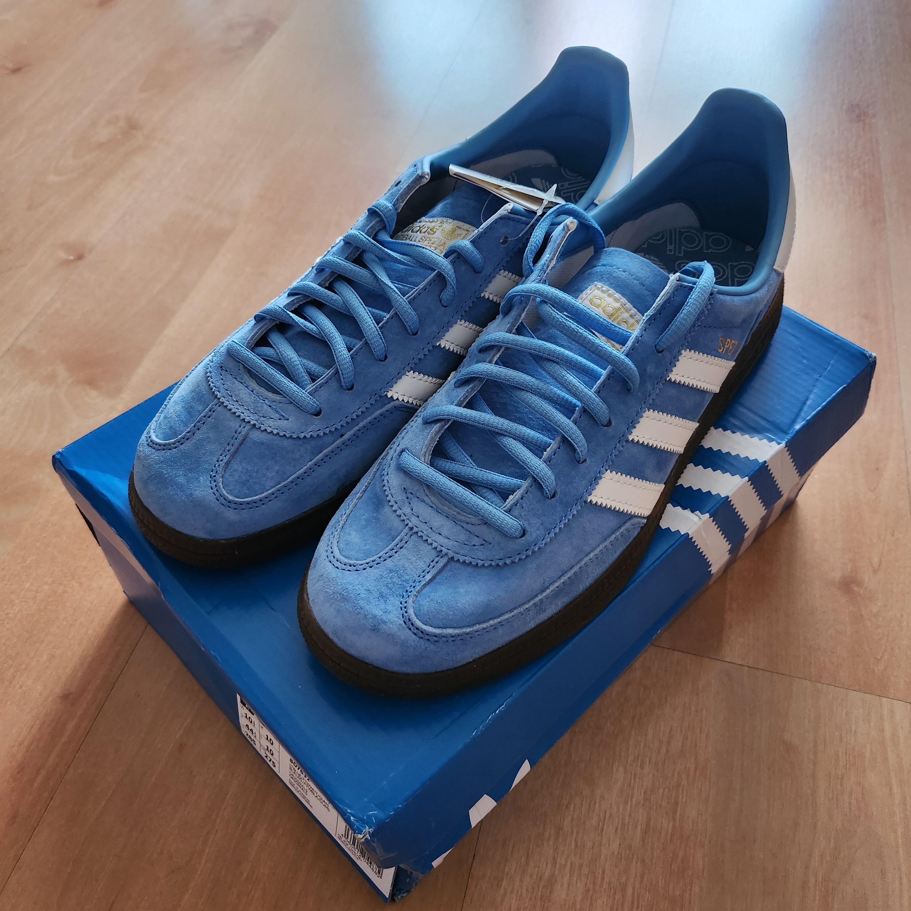 Adidas Spezial Handball Light Blue 착용 스타일 - 4