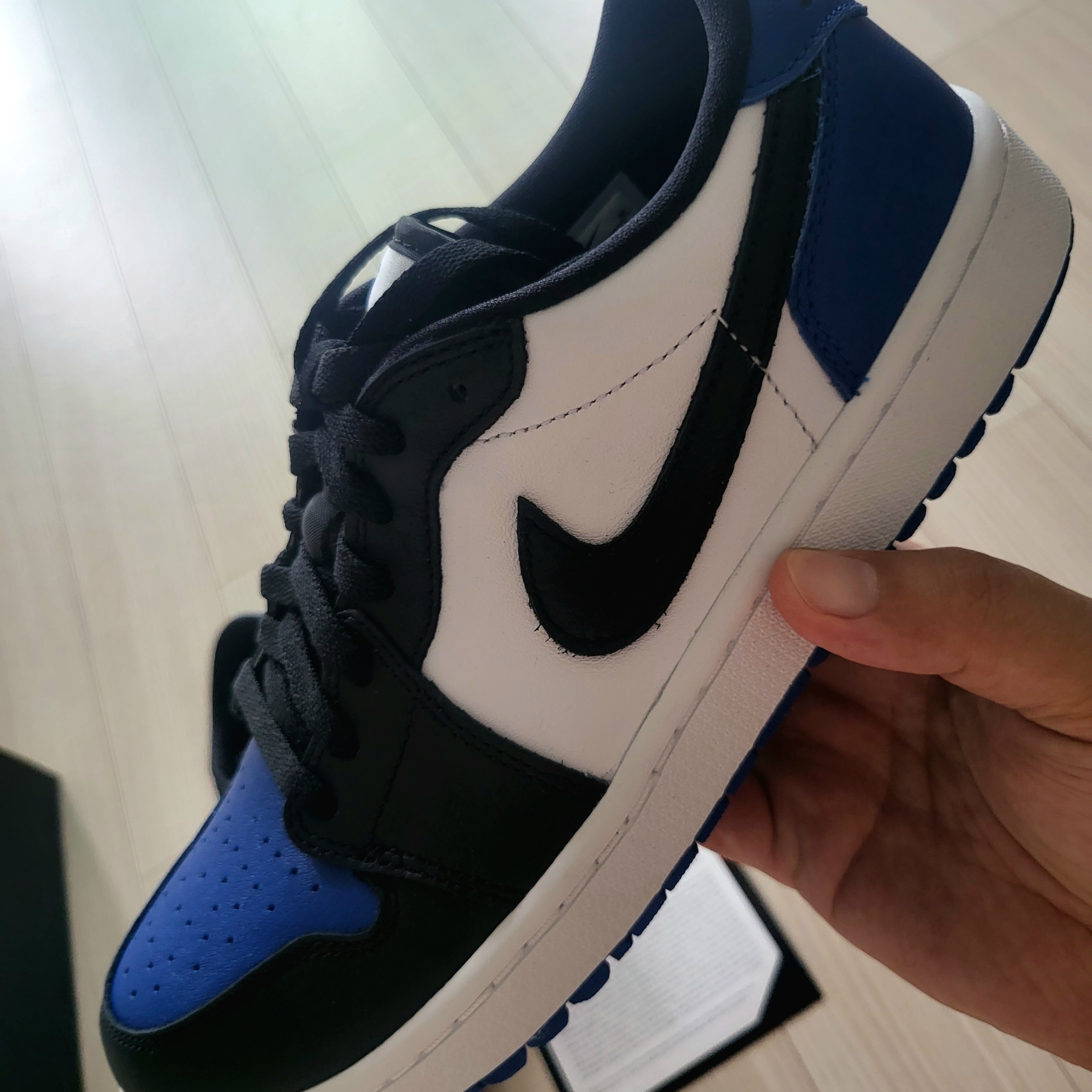 Jordan 1 Low Golf Sport Royal 착용 스타일 - 3