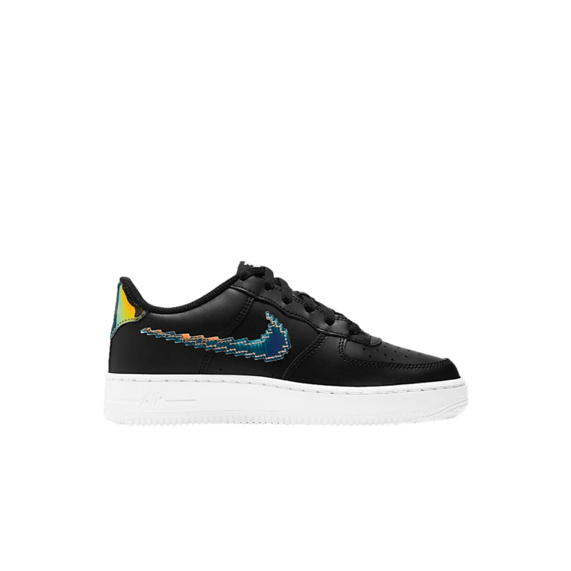 (GS) 나이키 에어포스 1 LV8 디지털 스우시 블랙((GS) Nike Air Force 1 LV8 Digital Swoosh Black) - 1
