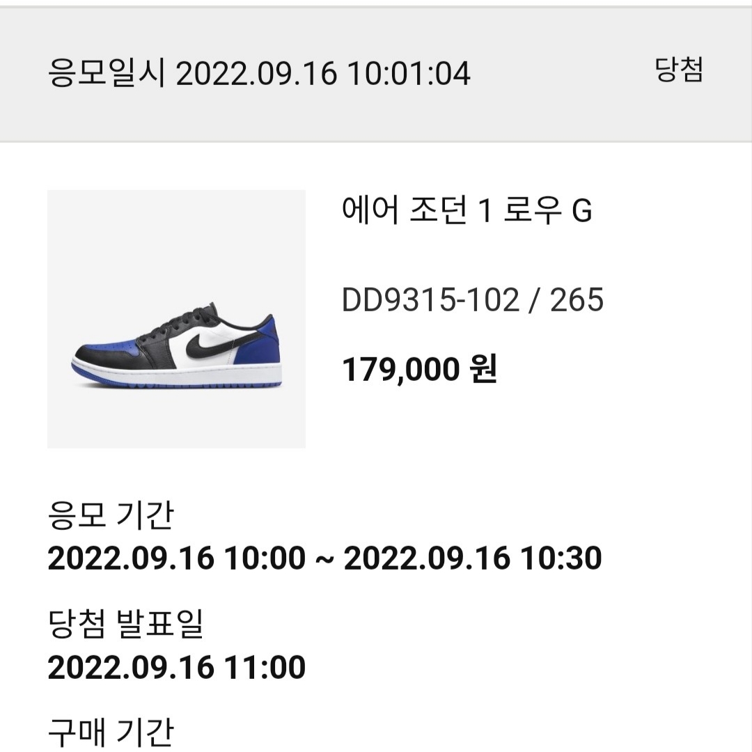 Jordan 1 Low Golf Sport Royal 착용 스타일 - 1