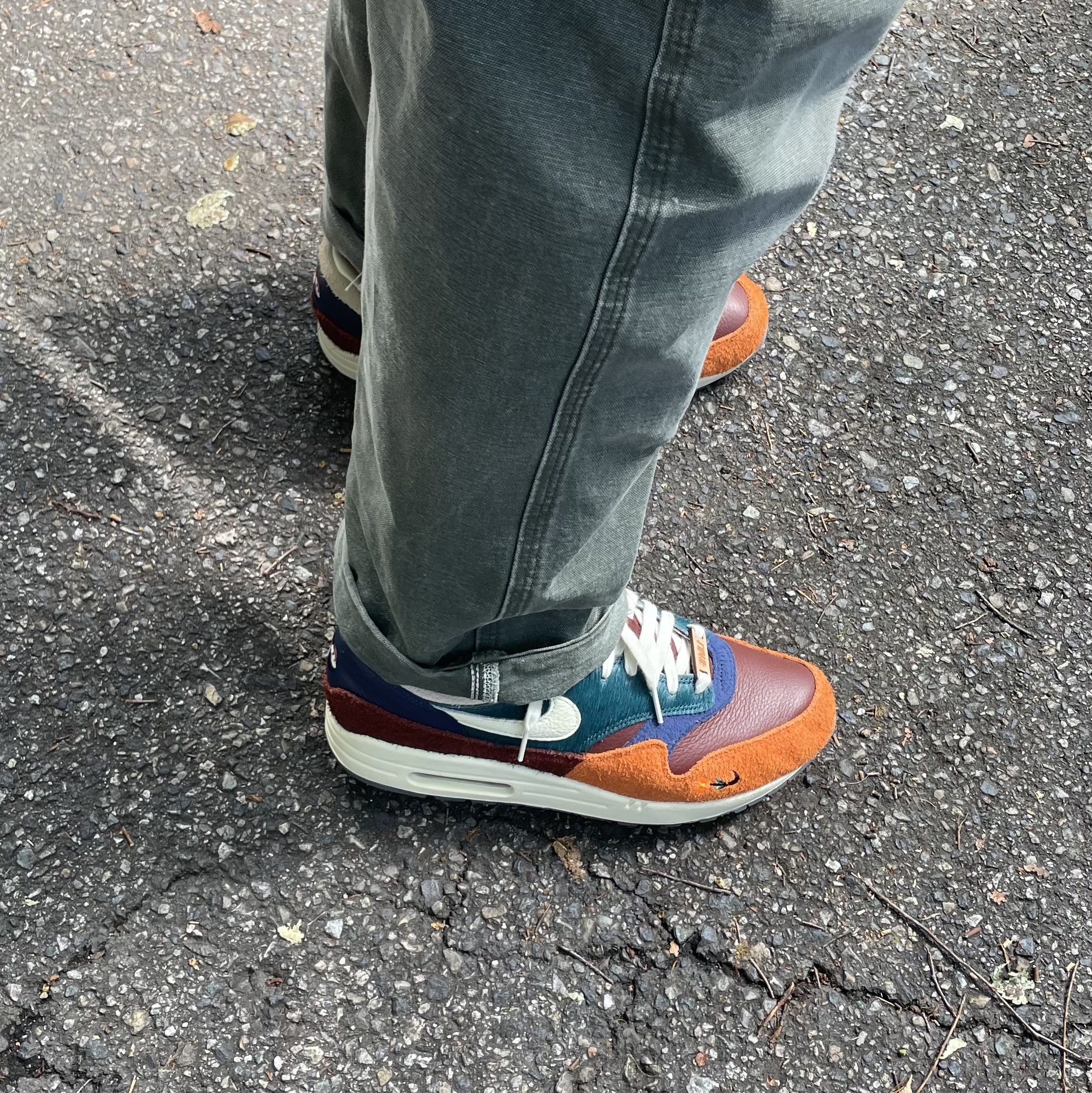 Nike x Kasina Air Max 1 SP Won-Ang Orange 착용 스타일
