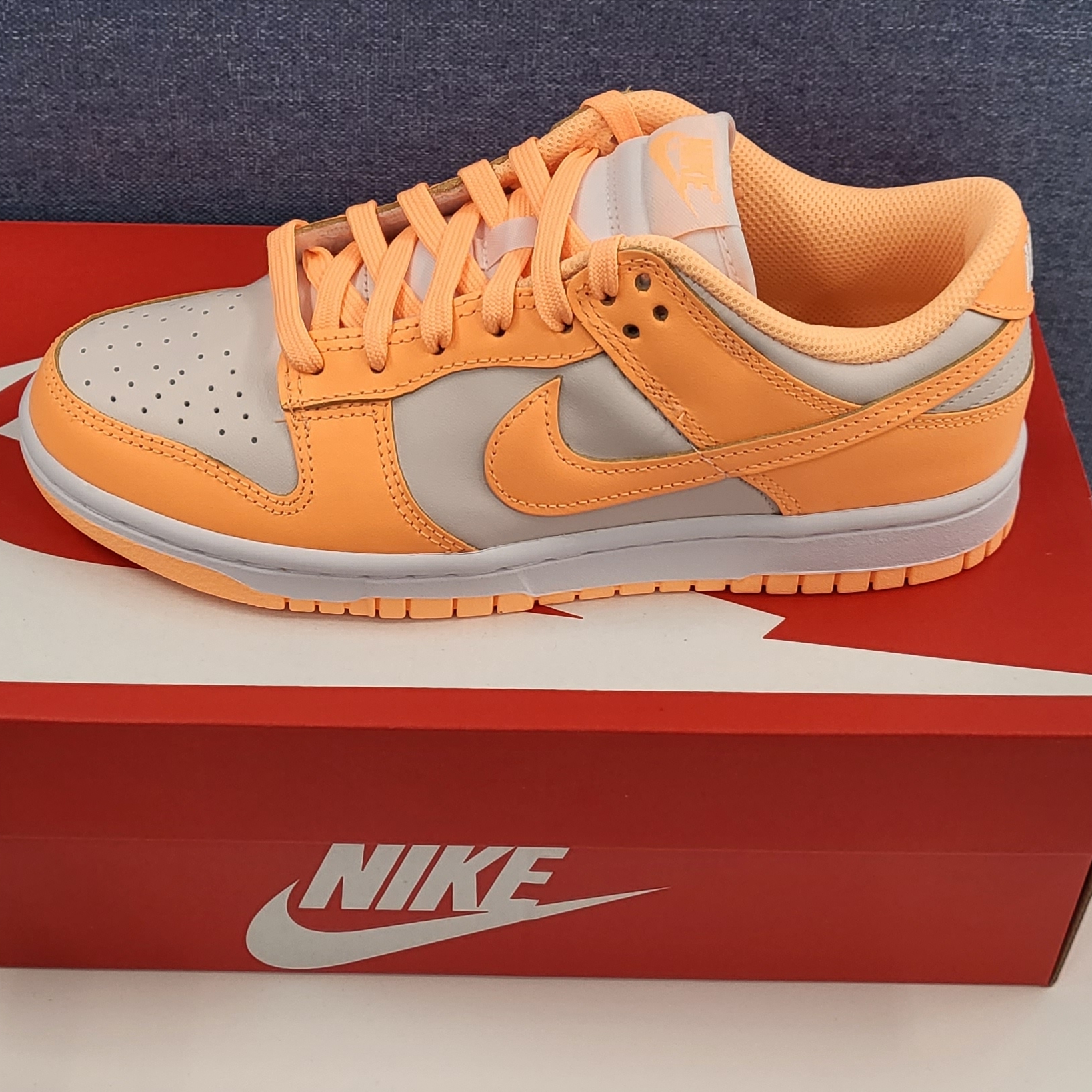 (W) Nike Dunk Low Peach Cream 착용 스타일