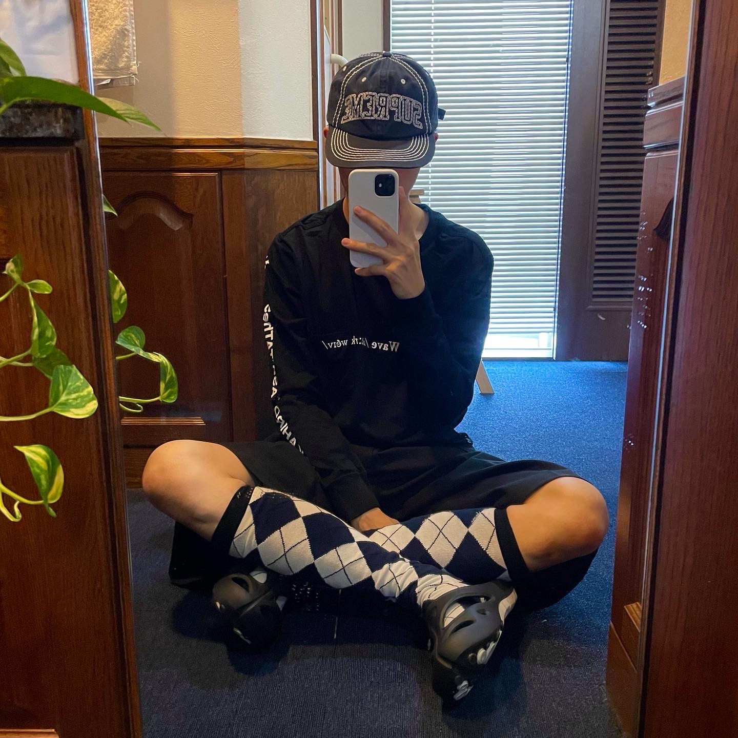 Keen Shanti Black Dawn Blue 착용 스타일 - 1
