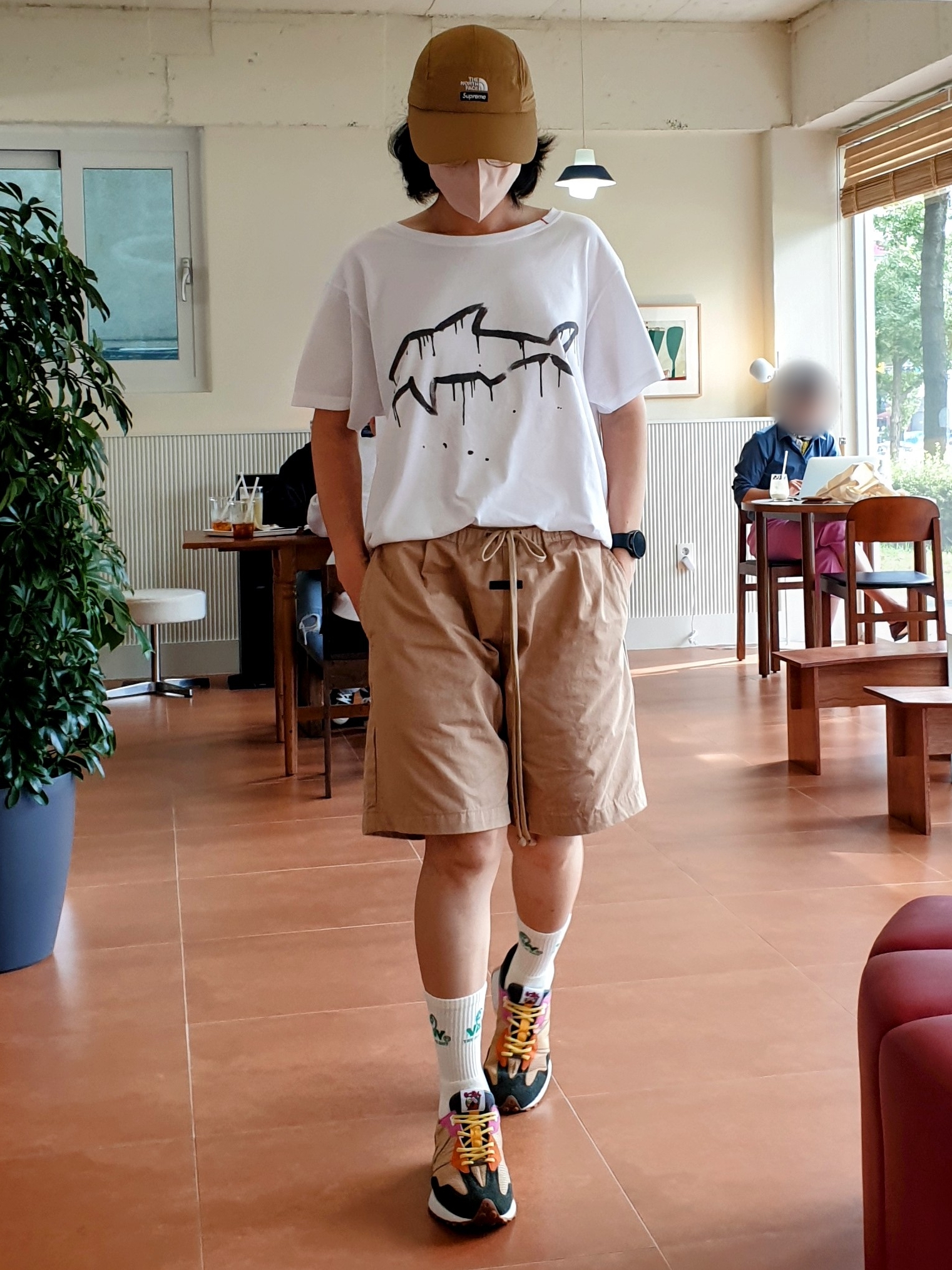 Supreme x The North Face Sunshield Camp Cap Gold - 20SS 착용 스타일 - 2