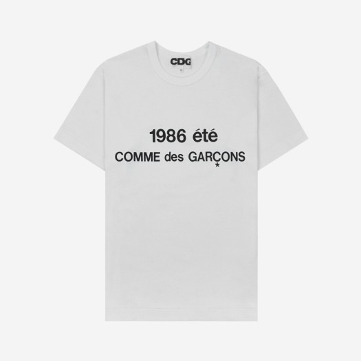 CDG 1986 꼼데가르송 티셔츠 화이트