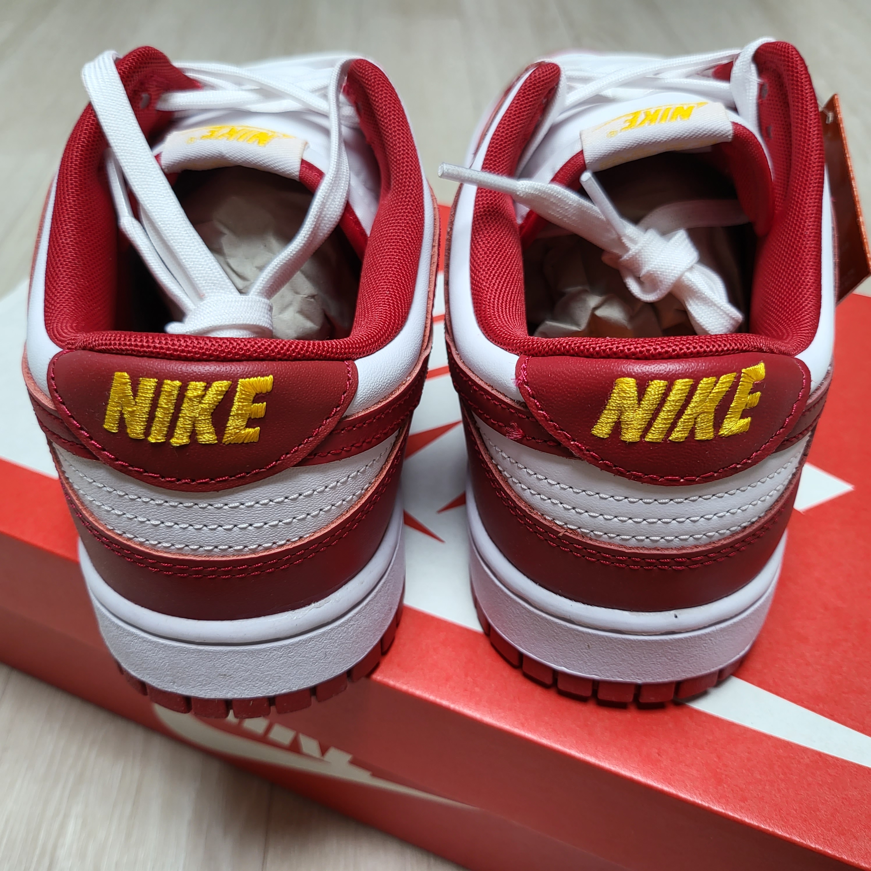 Nike Dunk Low Retro Gym Red 착용 스타일 - 4