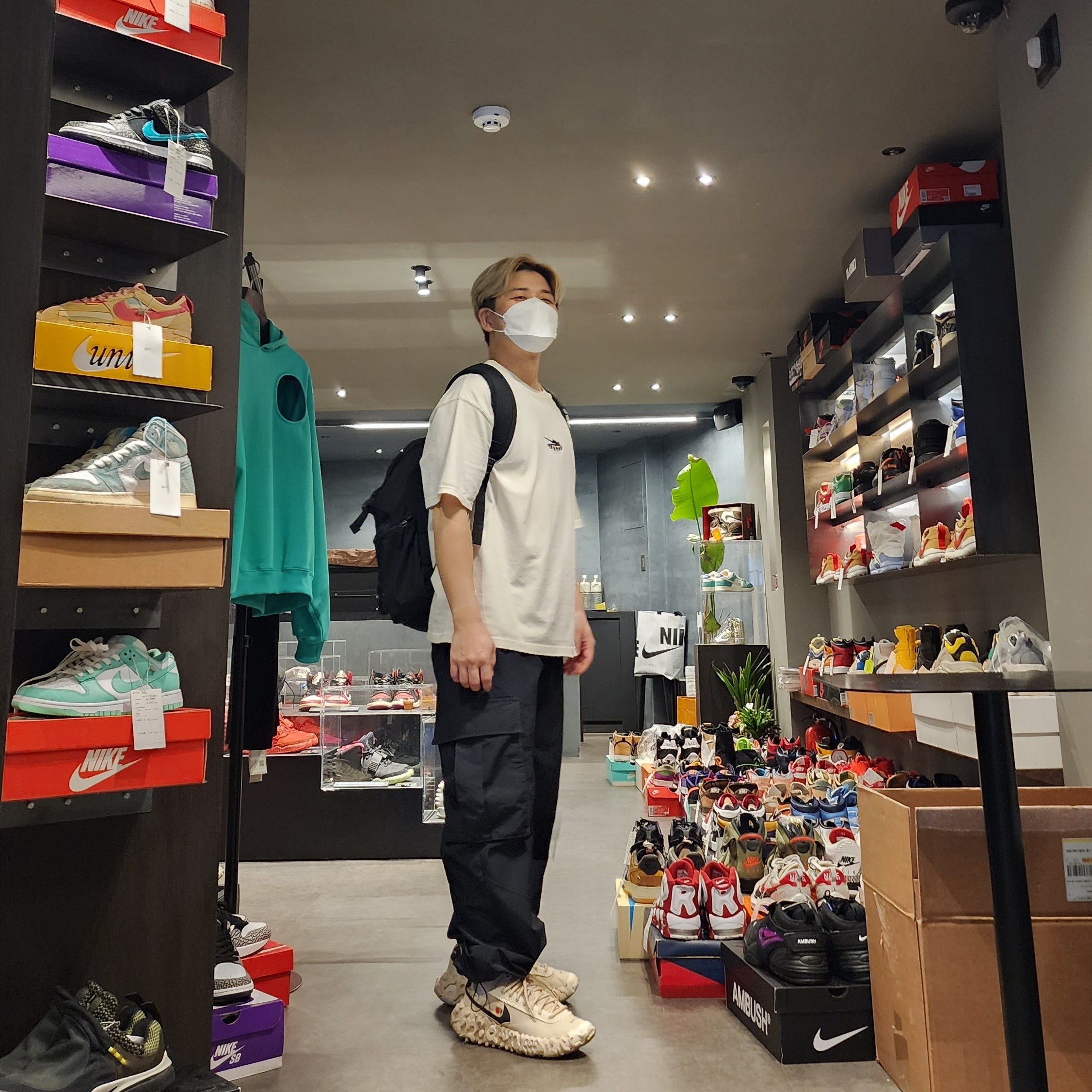Nike x Undercover Overbreak SP Overcast 착용 스타일