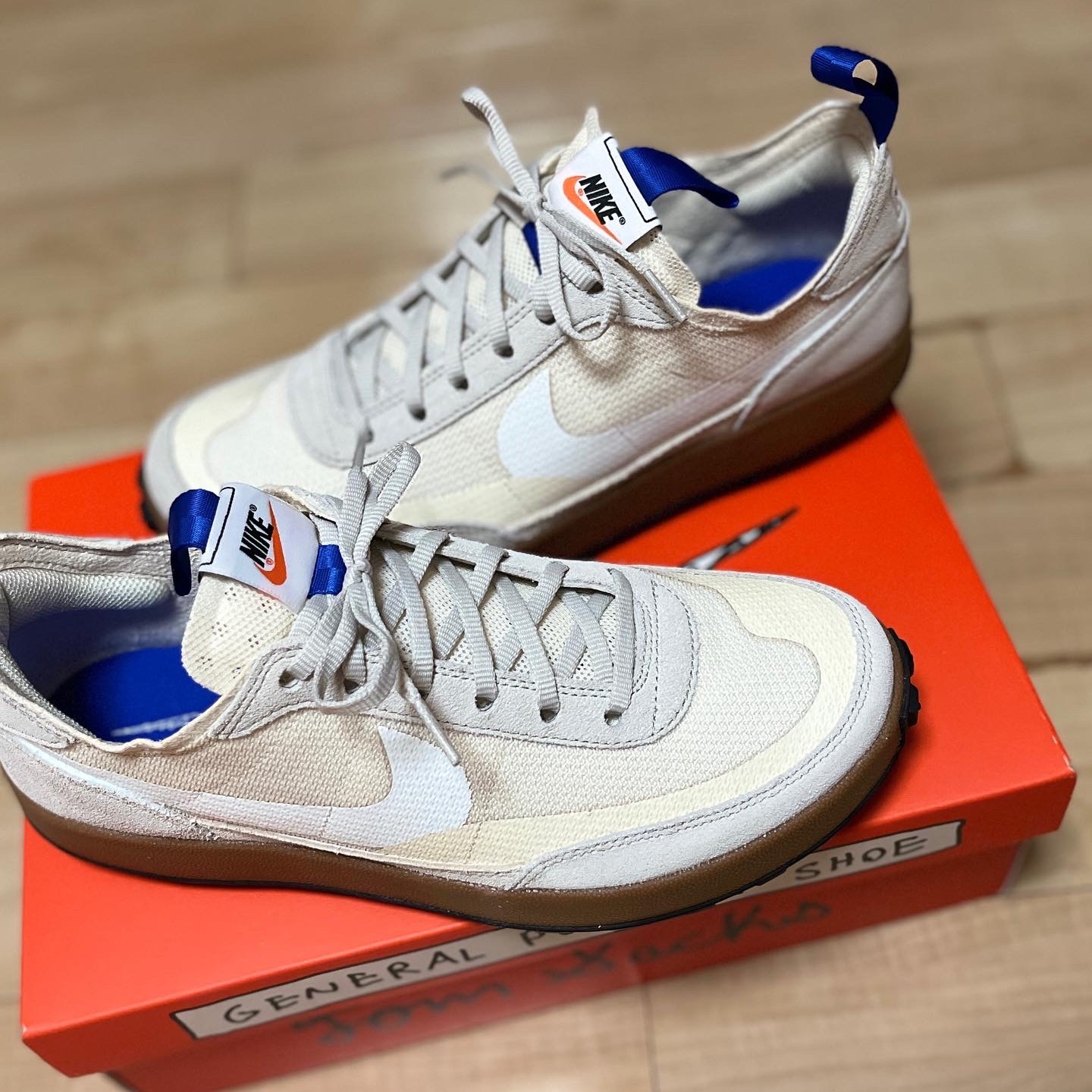 Nike x Tom Sachs General Purpose Shoe Light Cream 착용 스타일 - 1