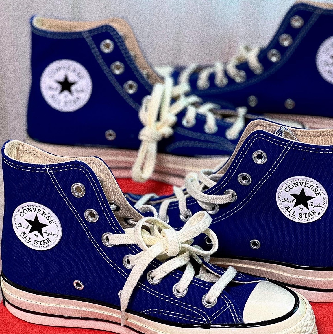 Converse Chuck 70 High Rush Blue 착용 스타일
