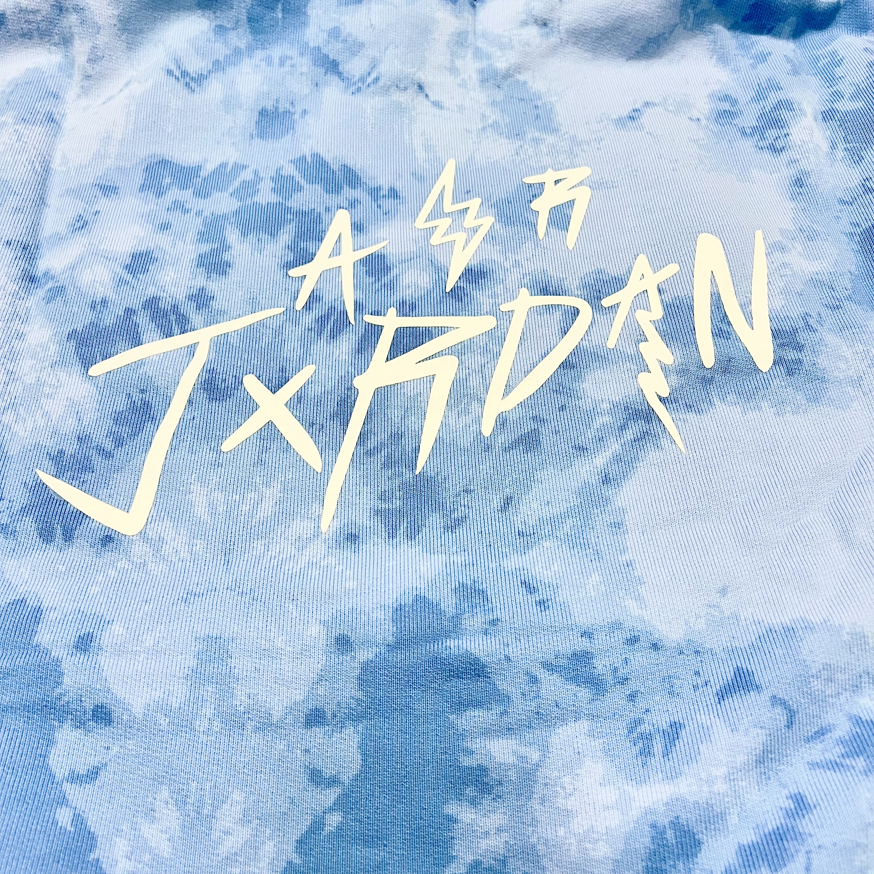 Jordan x J Balvin Hoodie Celestine Blue - Asia 착용 스타일 - 4