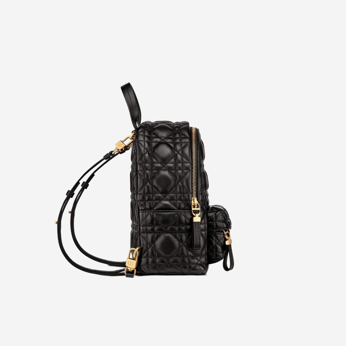 Dior Mini Backpack Cannage Lambskin Black 상세 이미지 3