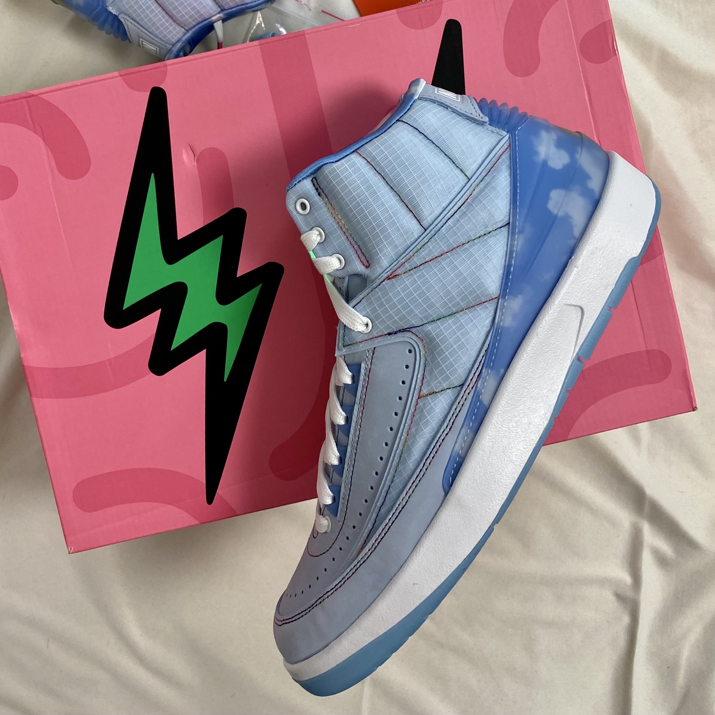 Jordan 2 x J Balvin Retro SP 착용 스타일