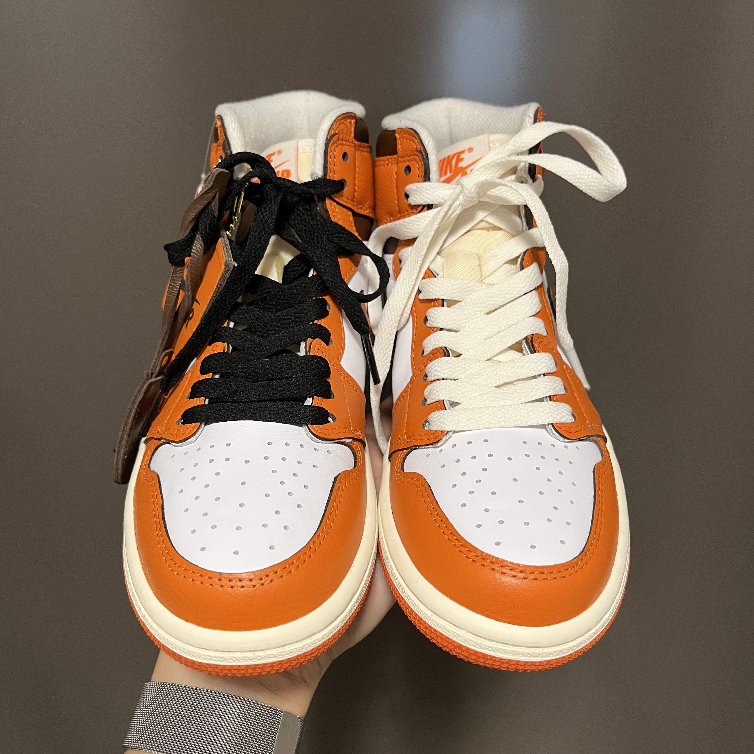 (W) Jordan 1 Retro High OG Starfish 착용 스타일 - 4
