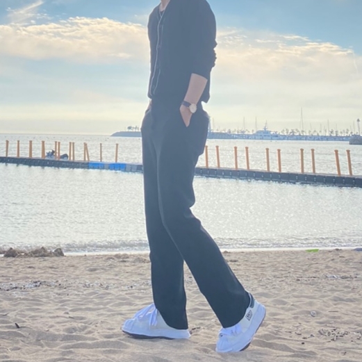 Maison Mihara Yasuhiro Blakey OG Sole Canvas Low-top Sneakers White 착용 스타일