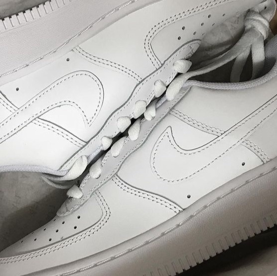 (W) Nike Air Force 1 '07 Low White 착용 스타일