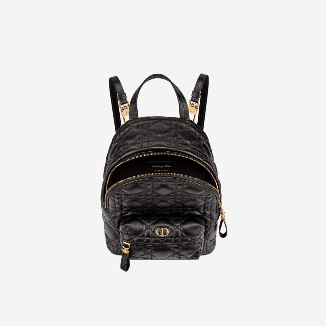 Dior Mini Backpack Cannage Lambskin Black 상세 이미지 5