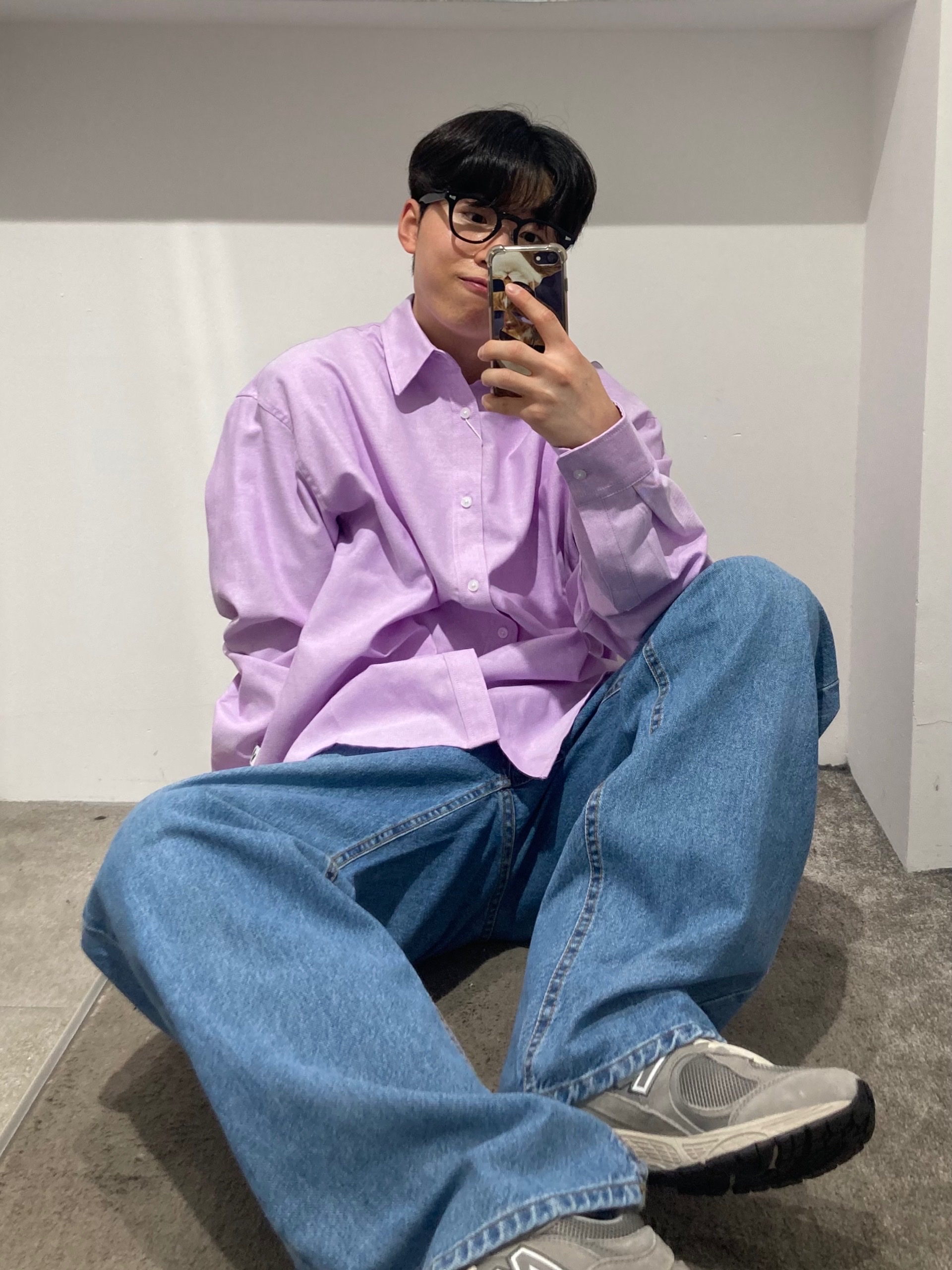 New Balance 2002R Grey 착용 스타일 - 3