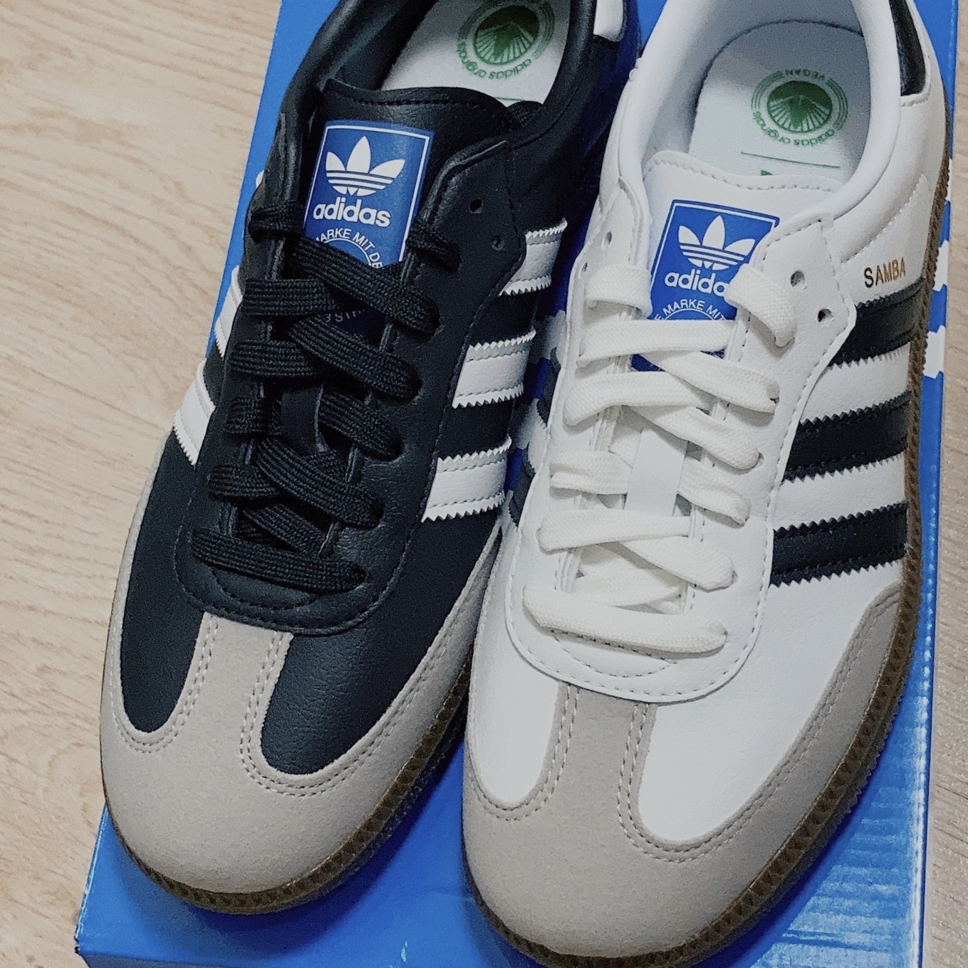 Adidas Samba Vegan Black White, Adidas Samba Vegan White Black 착용 스타일