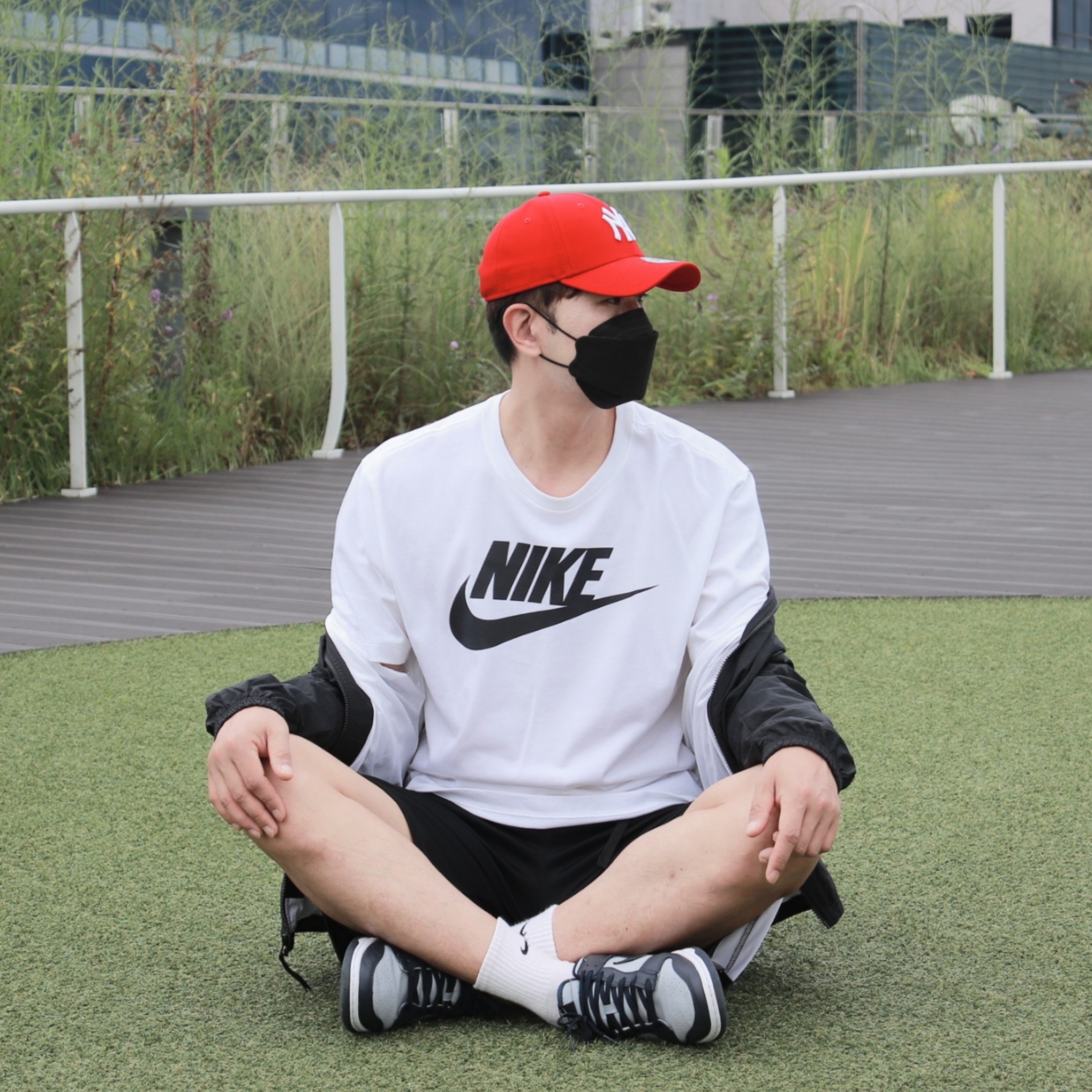 Nike Starting Five Jacket Black - Asia, Nike Dunk Low Retro Championship Grey 착용 스타일 - 2