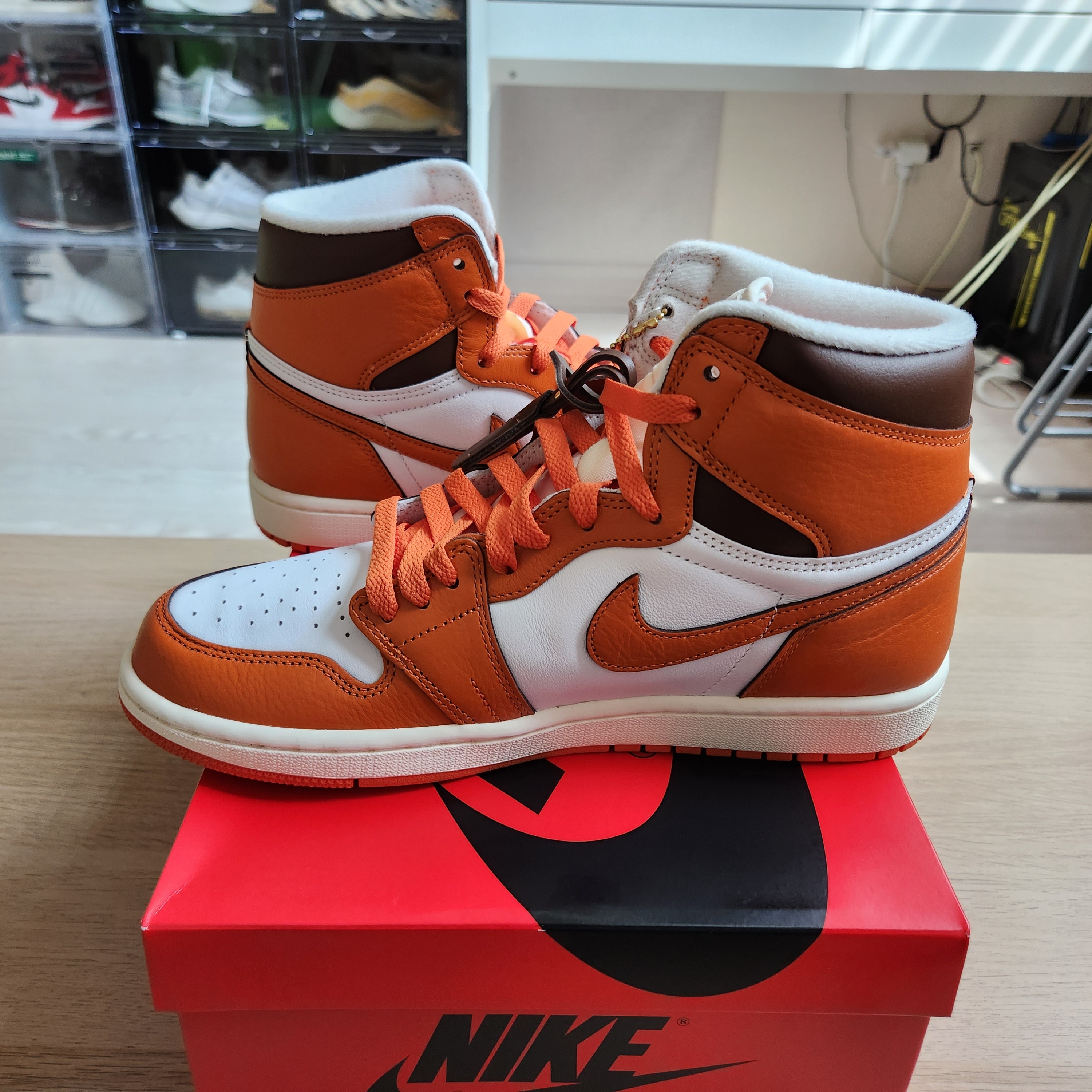 (W) Jordan 1 Retro High OG Starfish 착용 스타일 - 4
