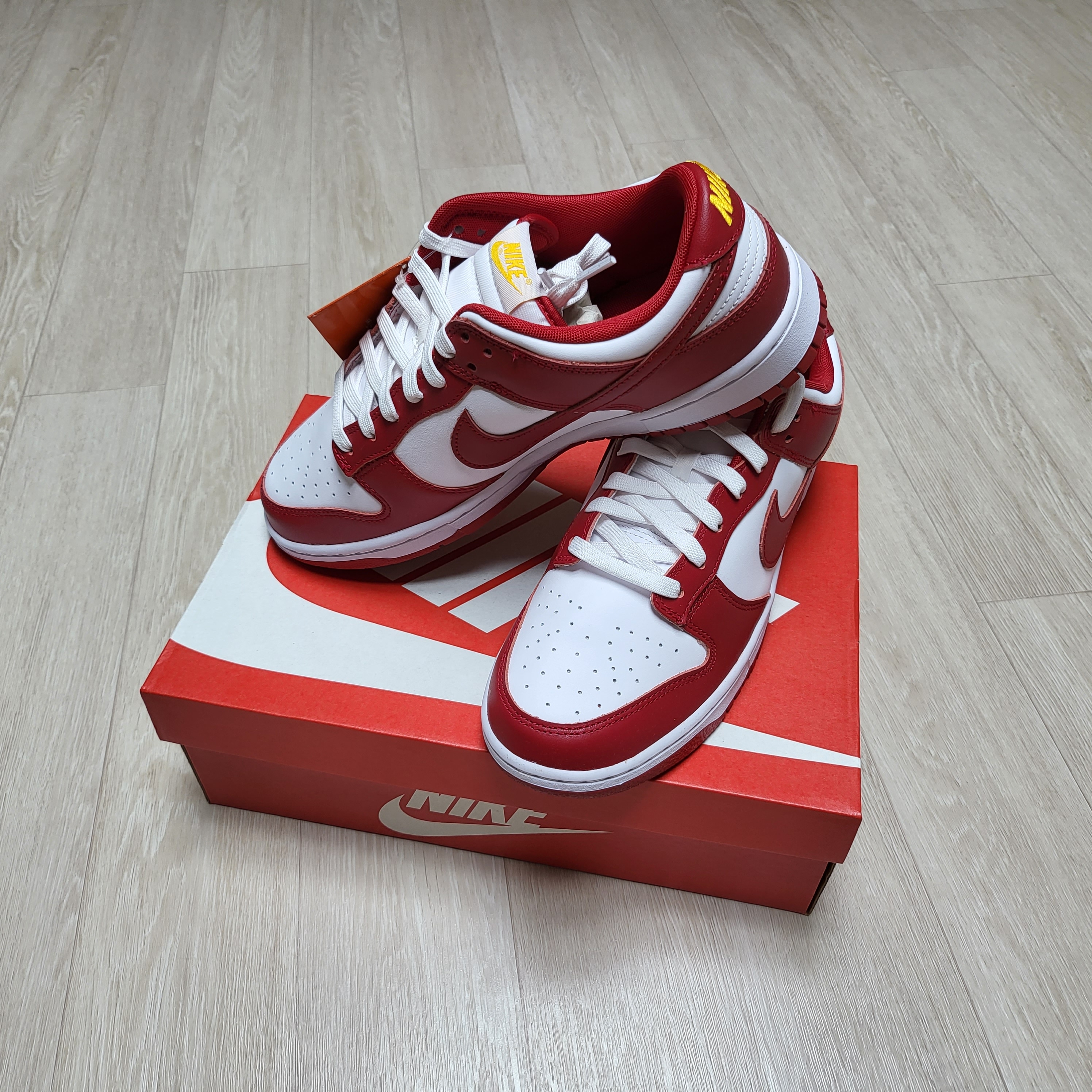 Nike Dunk Low Retro Gym Red 착용 스타일 - 3