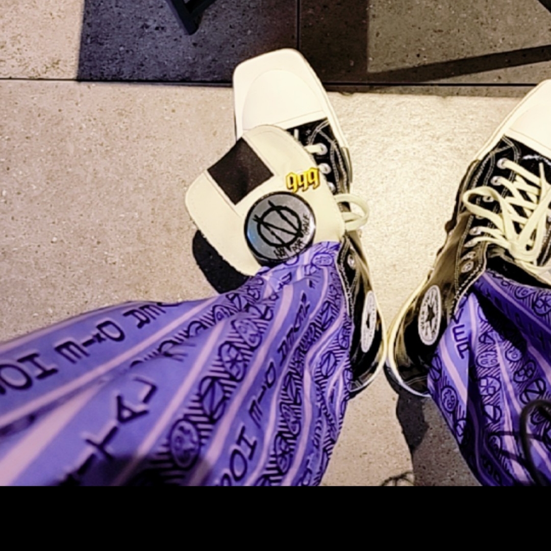 Converse x Drkshdw Turbodrk Chuck 70 Hi Black Lacquered Denim 착용 스타일