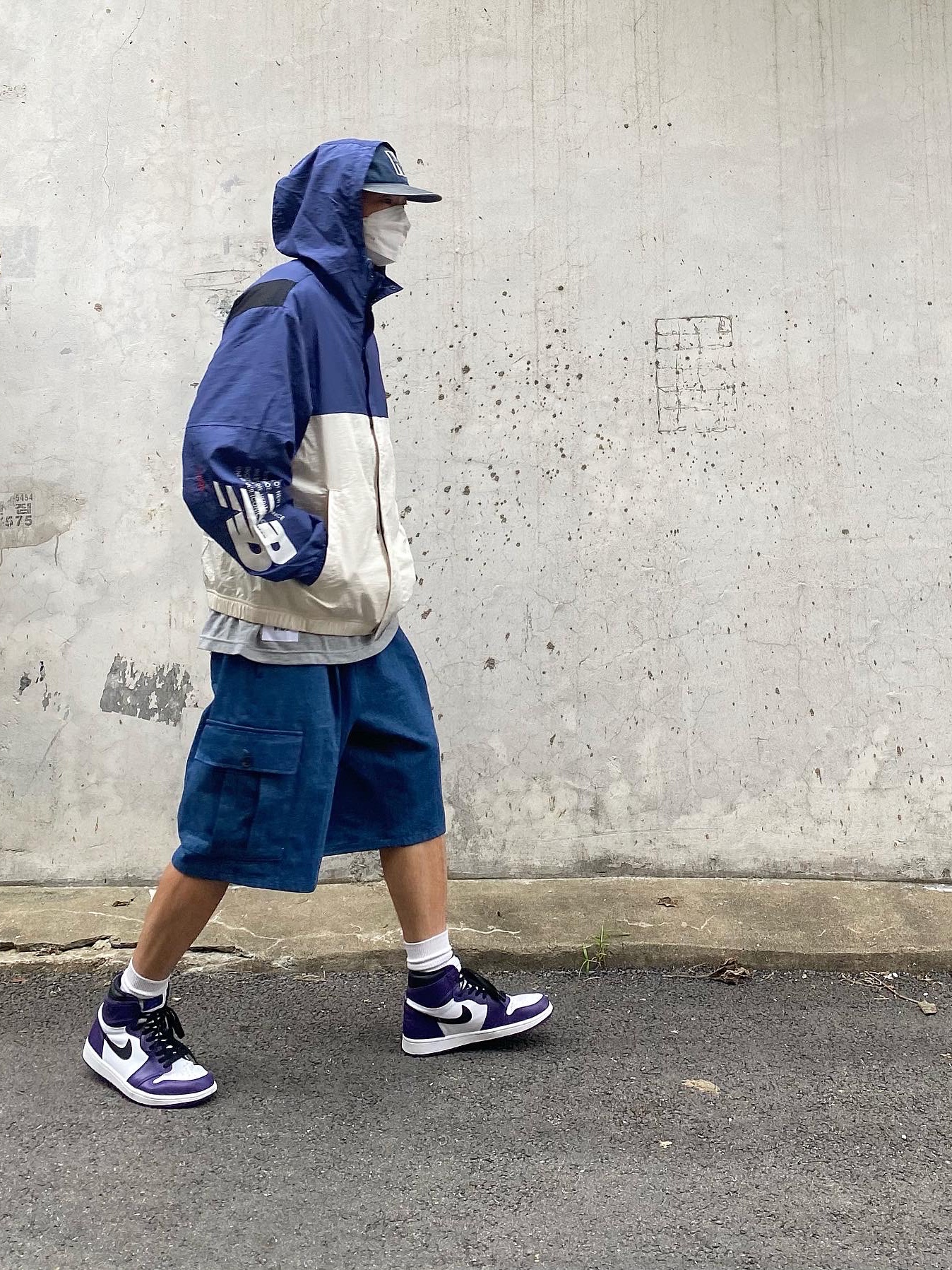 Jordan 1 Retro High OG Court Purple 2020 착용 스타일 - 1