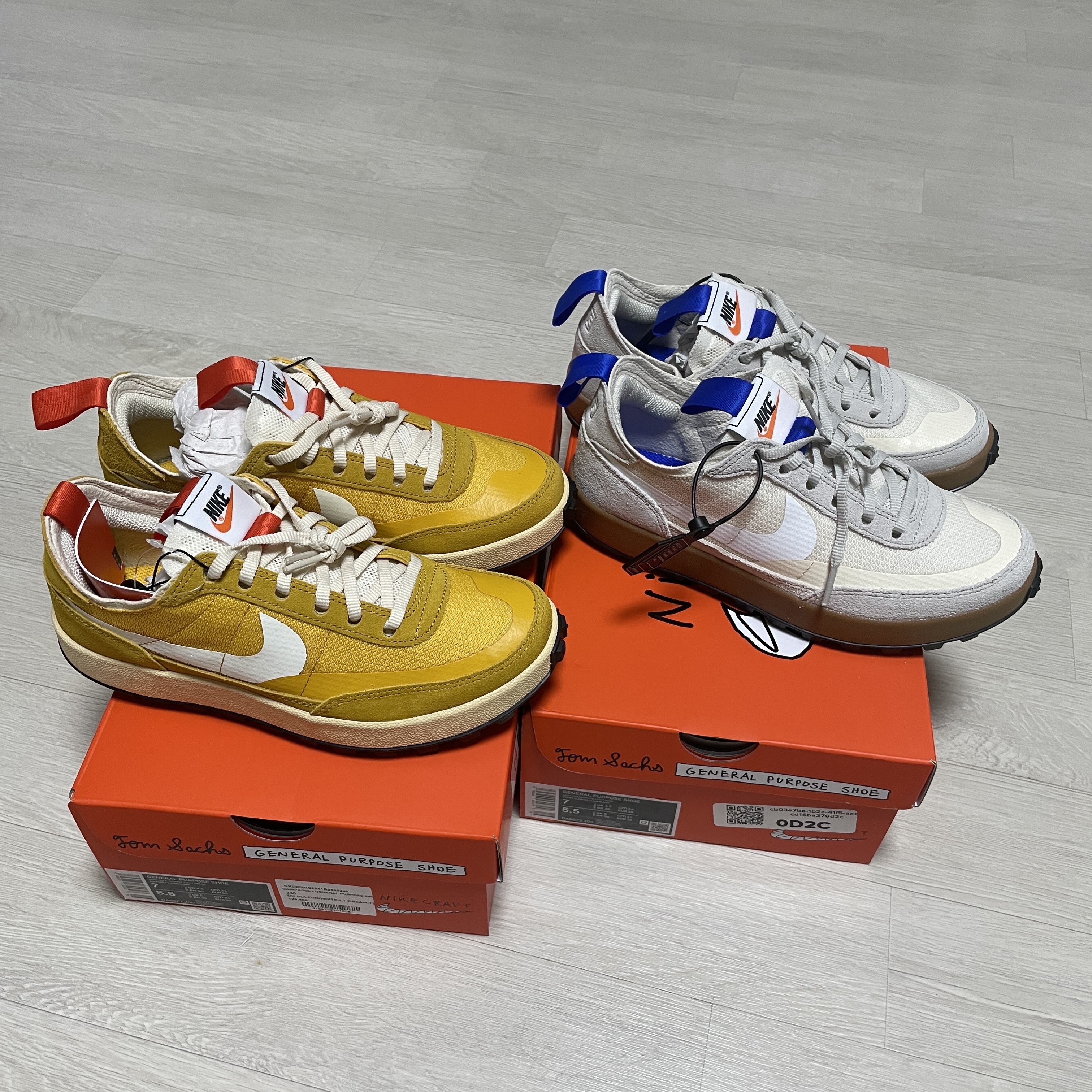 Nike x Tom Sachs General Purpose Shoe Archive, Nike x Tom Sachs General Purpose Shoe Light Cream 착용 스타일 - 2
